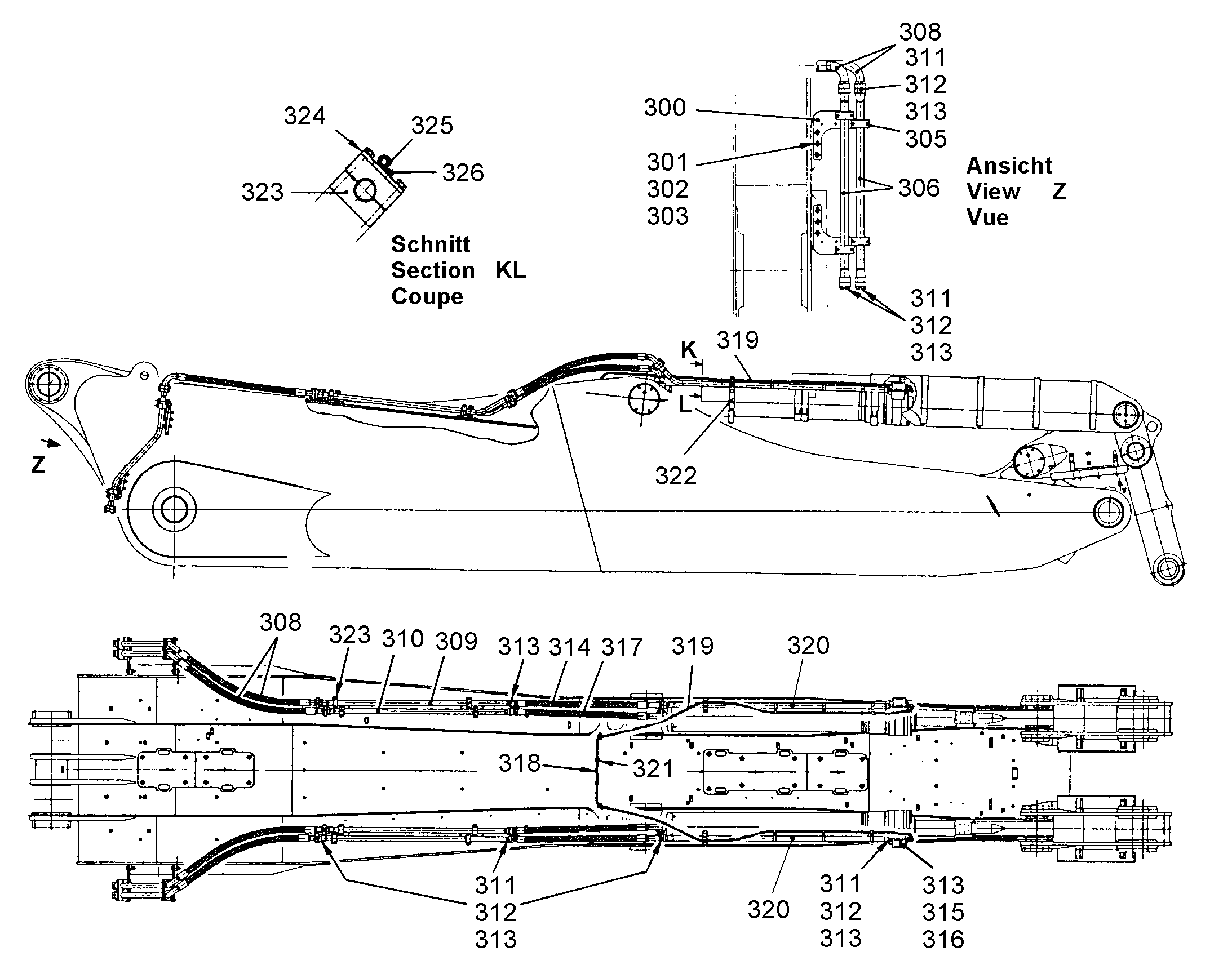 СКОБА 9698715 LIEBHERR