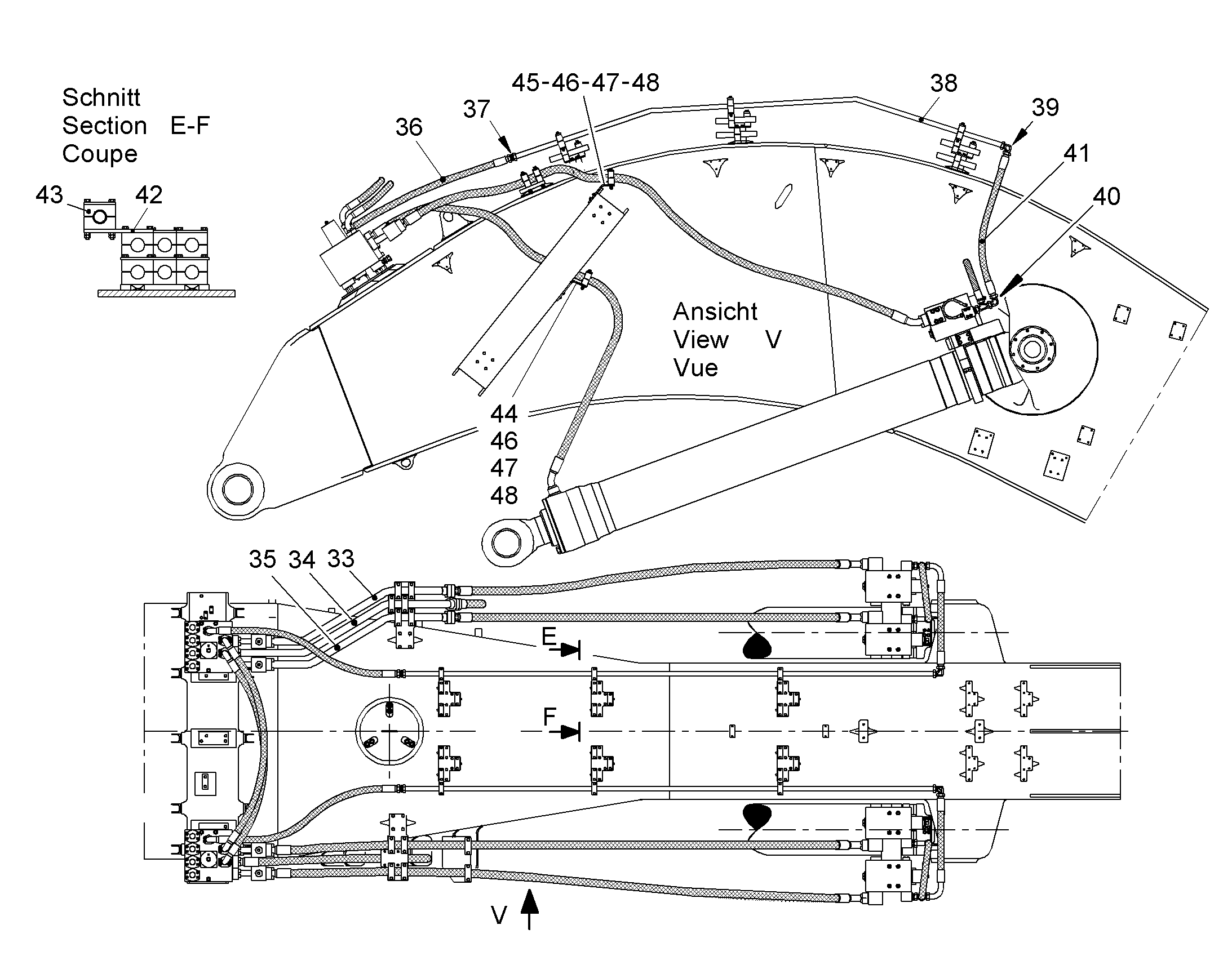 СКОБА ДЛЯ КРЕПЛЕНИЯ ТРУБЫ 9868664 LIEBHERR