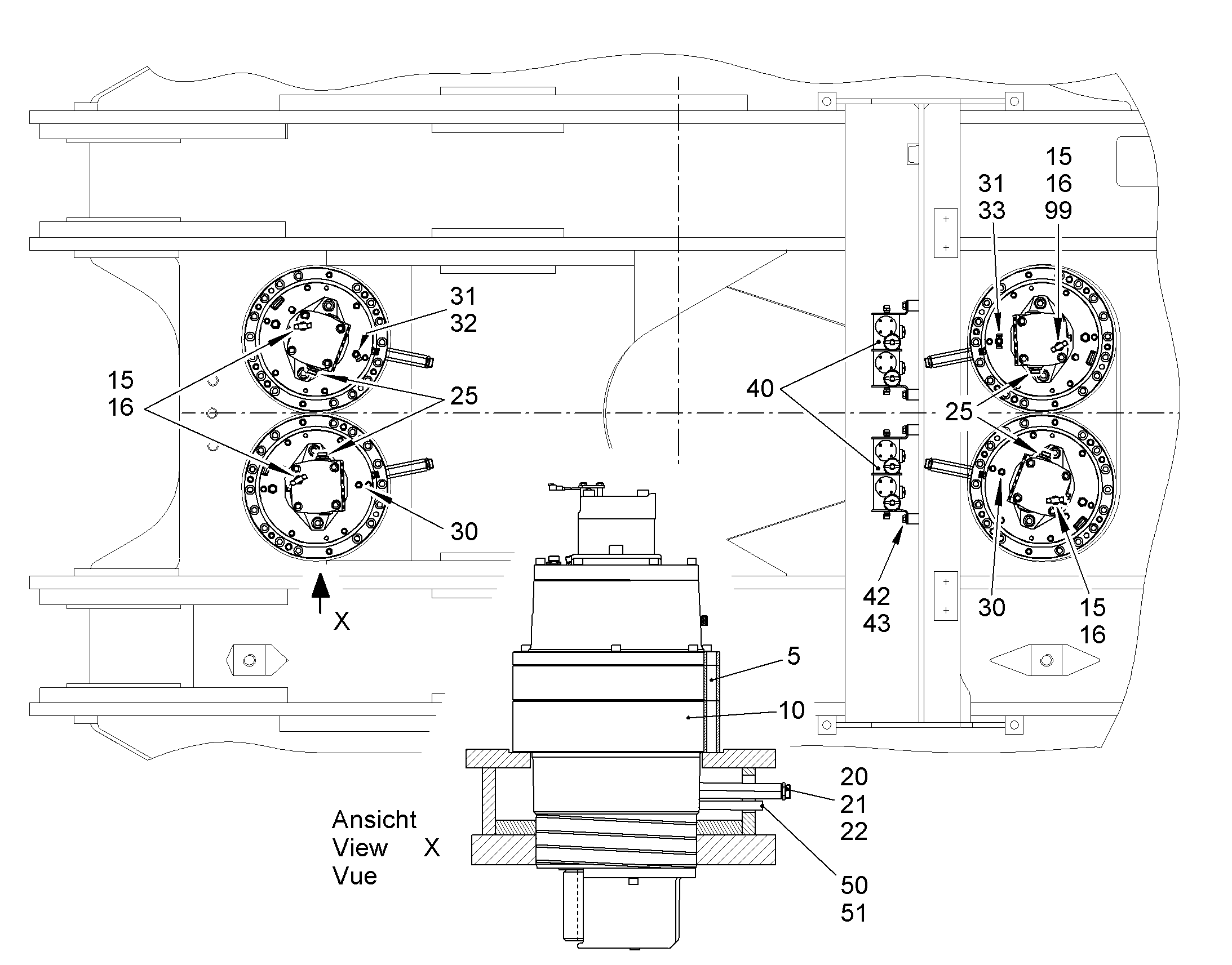 МЕХАНИЗМ ПОВОРОТА 9397908 LIEBHERR