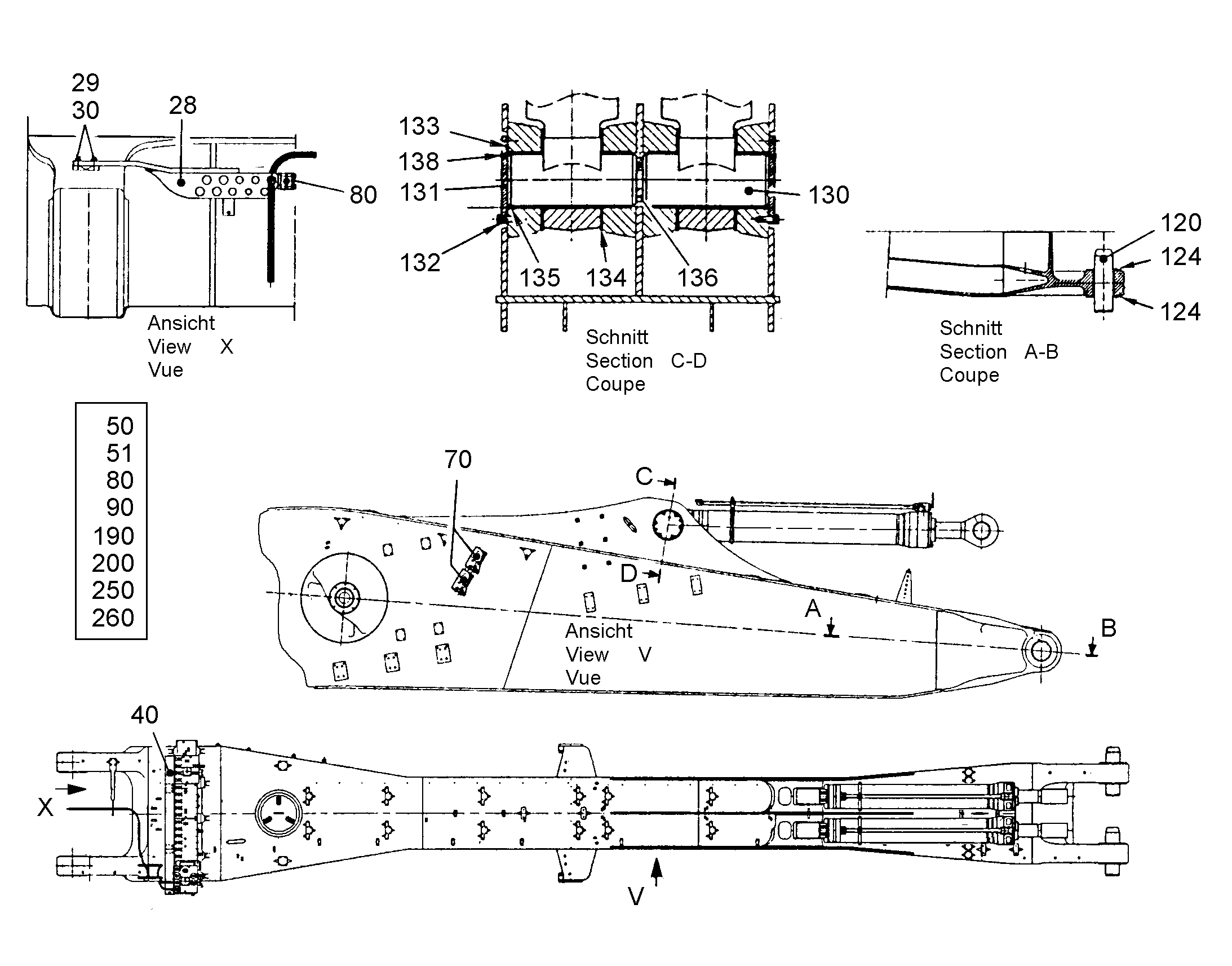 КАНАЛЫ Д.ЖГУТА ПРОВОДОВ, УСТ. 9868148 LIEBHERR