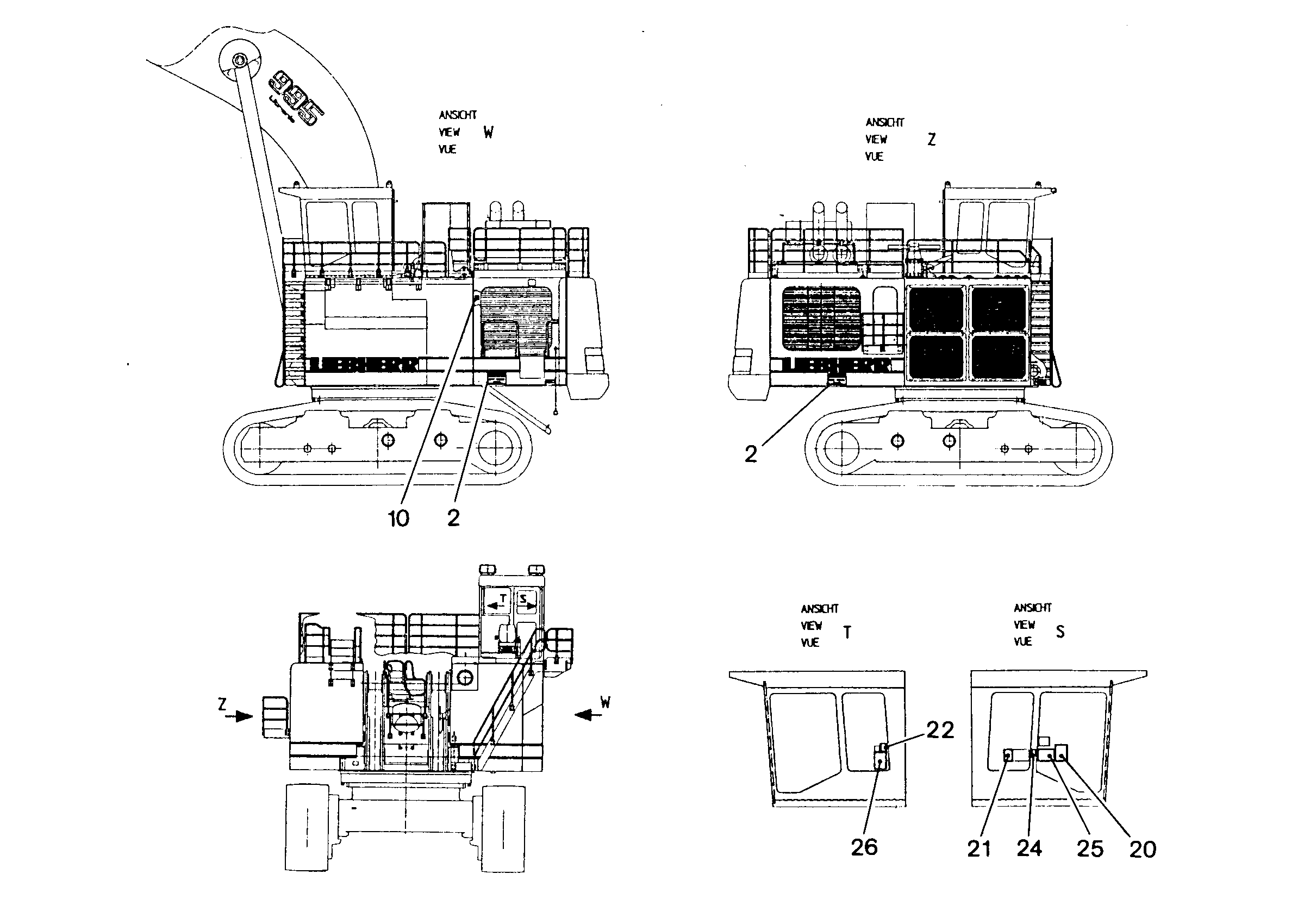 НАКЛЕЙКА НА КЛАВИАТУРУ 9863255 LIEBHERR