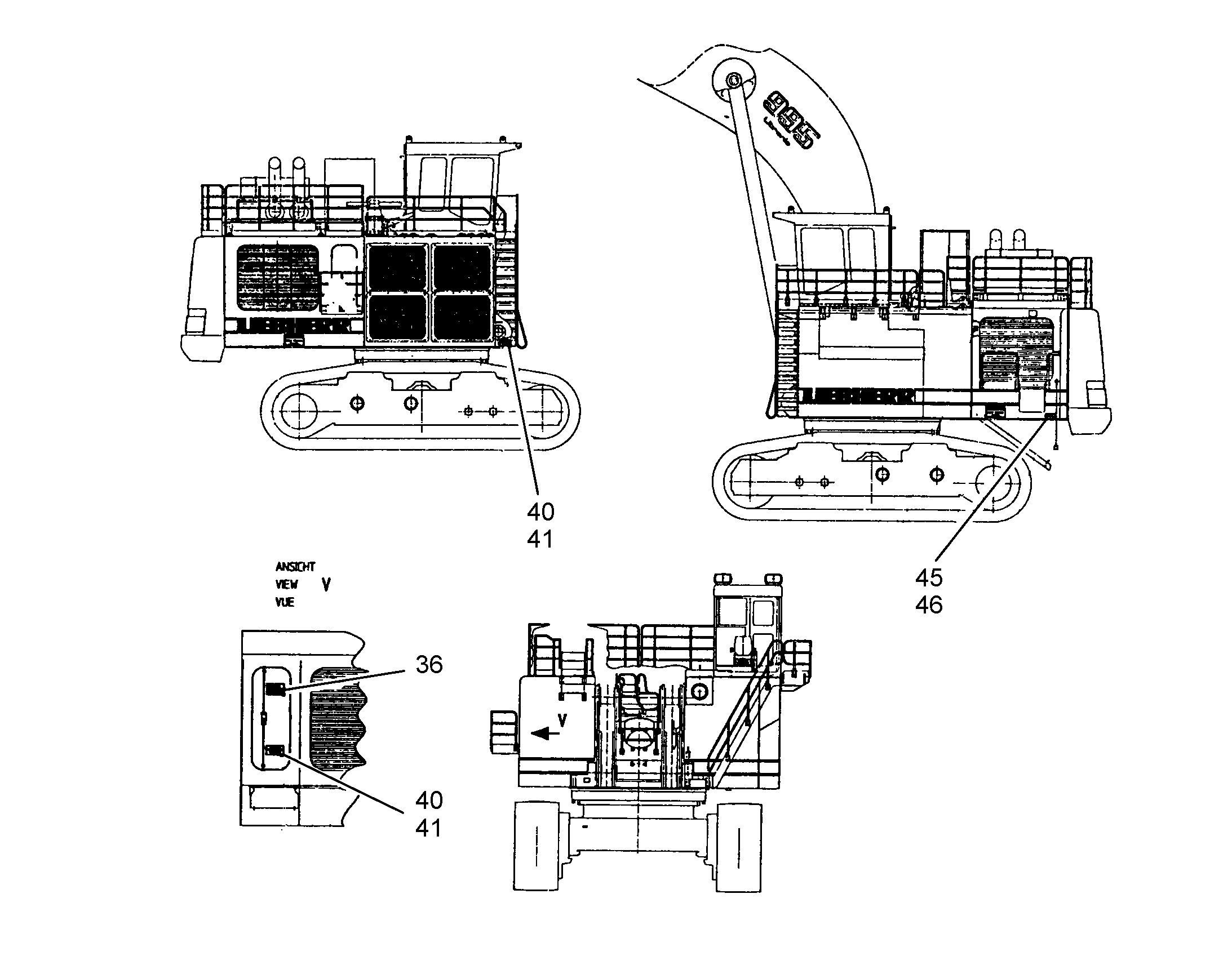 ТАБЛИЧКА АВАРИЙНЫЙ ВЫХОД NOT AUS 260mmX90mm 9692235 LIEBHERR