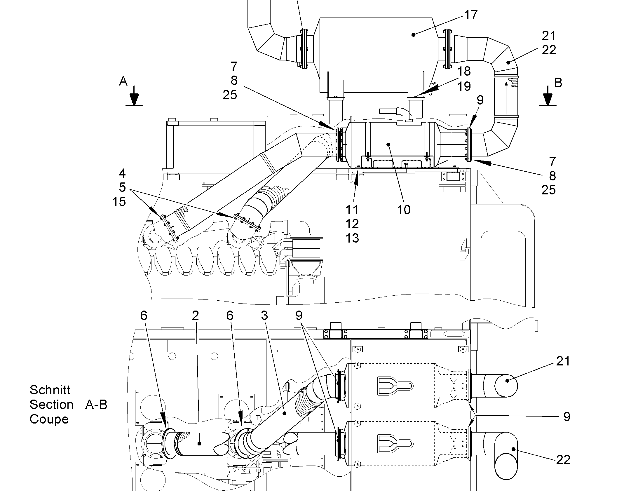 ШЕСТИГРАННАЯ ГАЙКА M14 4902196 LIEBHERR
