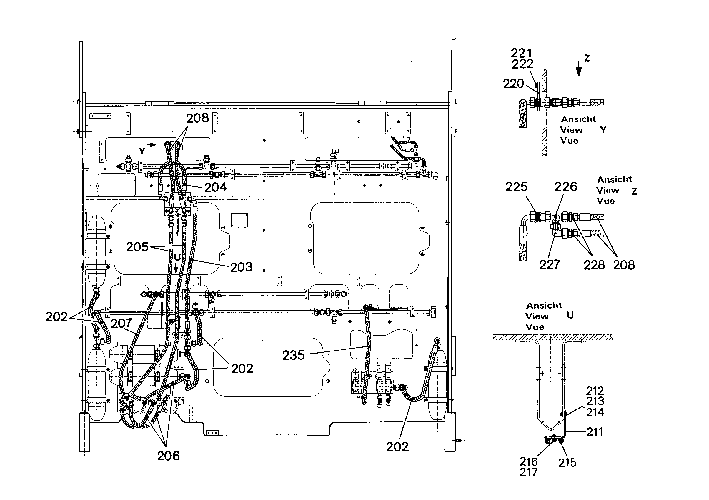 ШЛАНГ 12X550 10000557 LIEBHERR