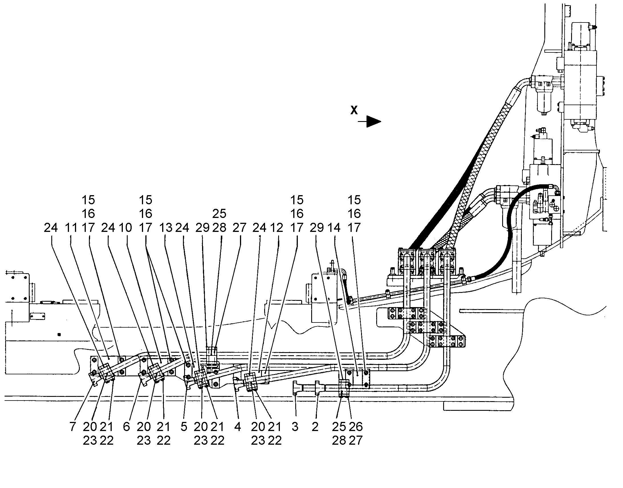 ГИЛЬЗА 22X26X94 9893016 LIEBHERR