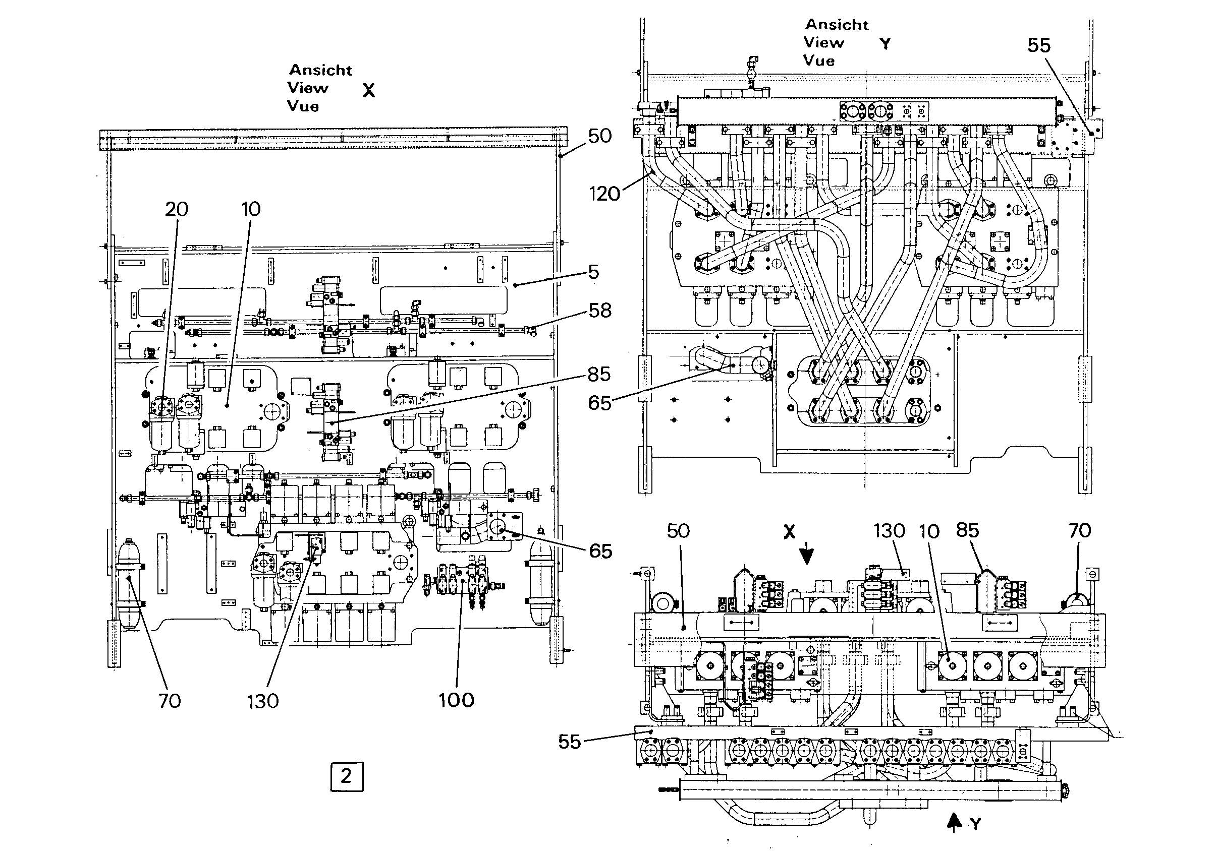 ЛИНИЯ УПРАВЛЯЮЩАЯ УСТАНОВКА 9398319 LIEBHERR
