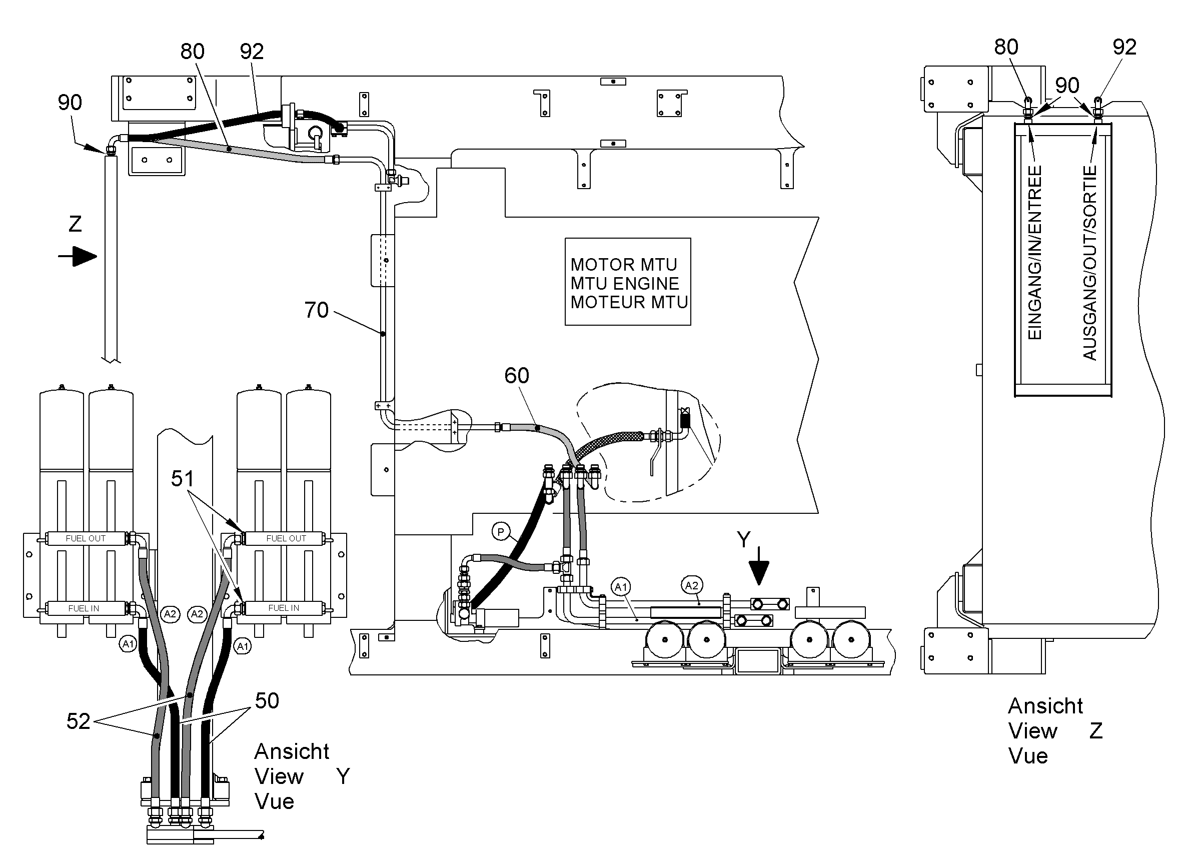 ШЛАНГ ТОПЛИВНЫЙ 20X900 5617937 LIEBHERR