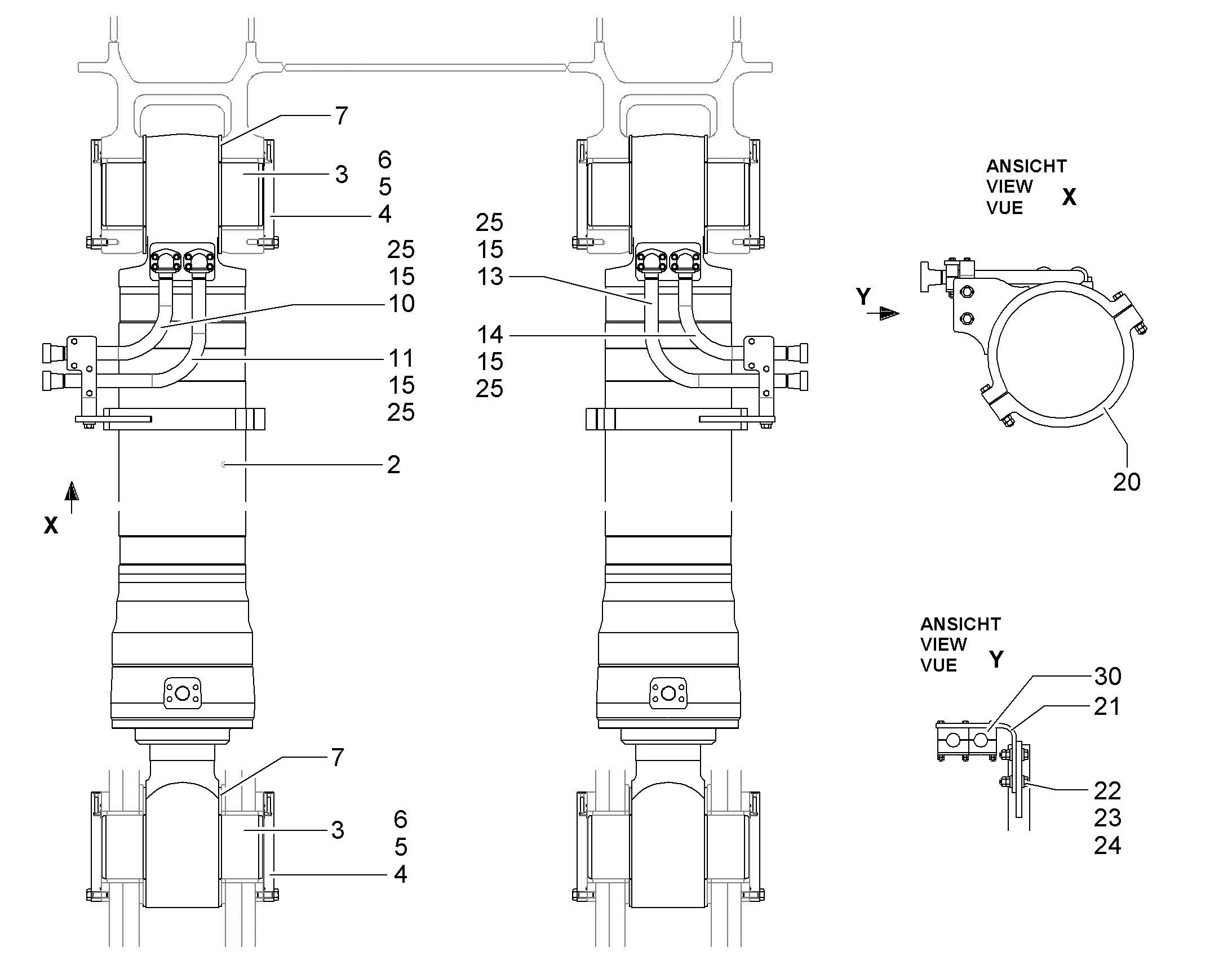 СКОБА 9895961 LIEBHERR