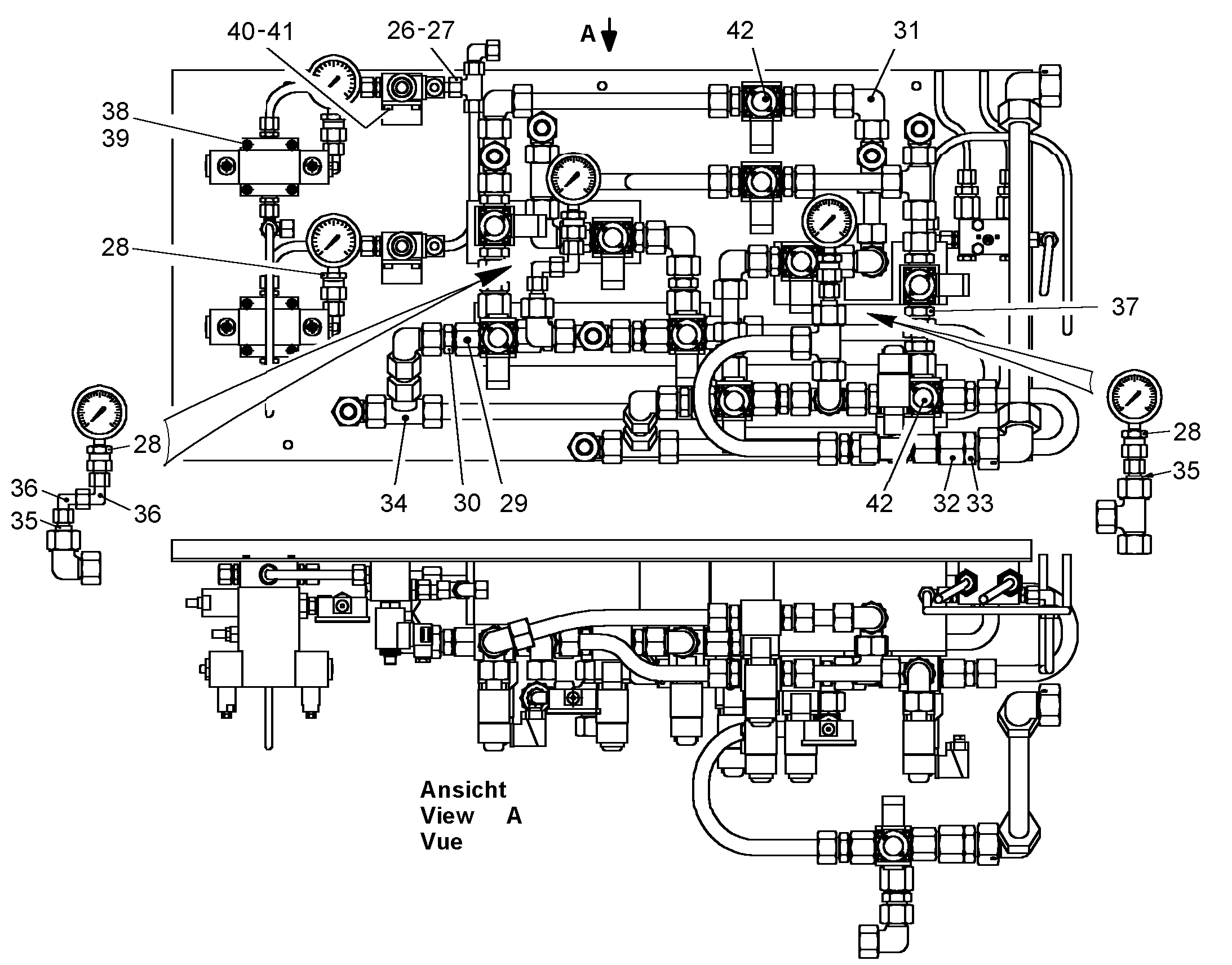 ГАЙКА НАКИДНАЯ DIN 3870 AS12 4902181 LIEBHERR