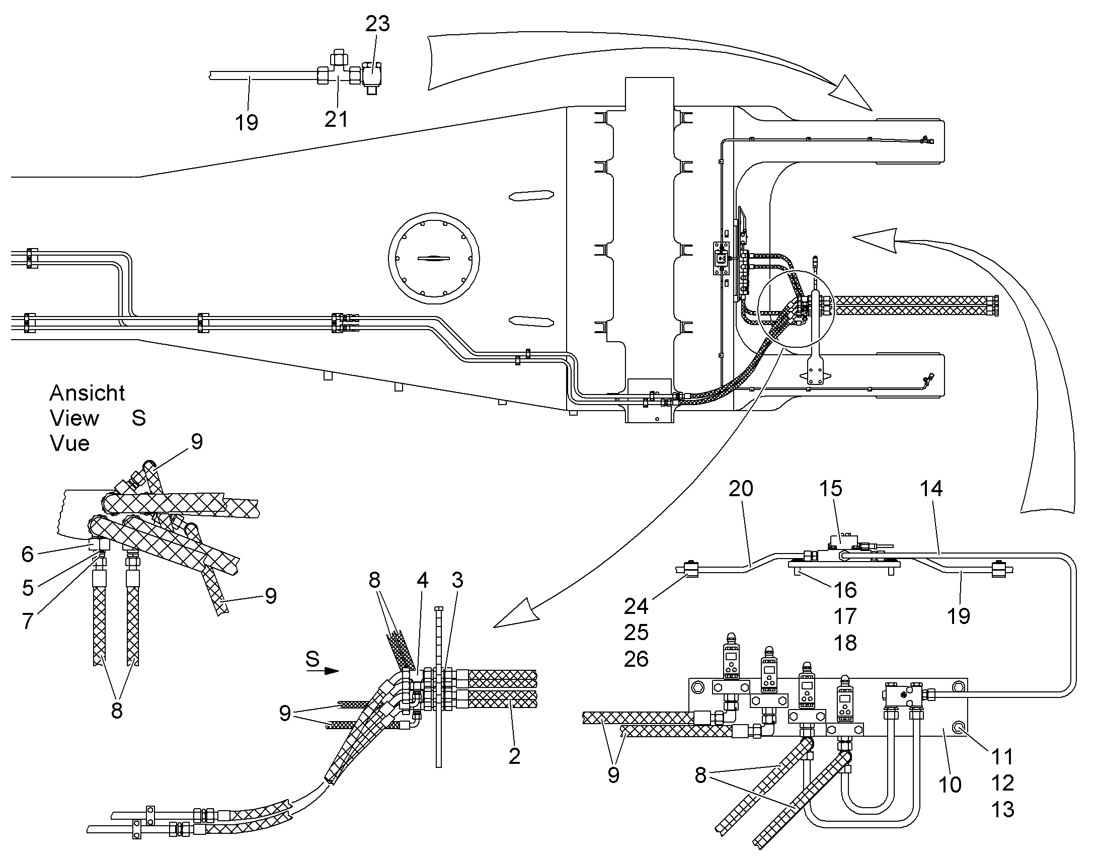 ГАЙКА НАКИДНАЯ DIN 3870 AS25 4902027 LIEBHERR
