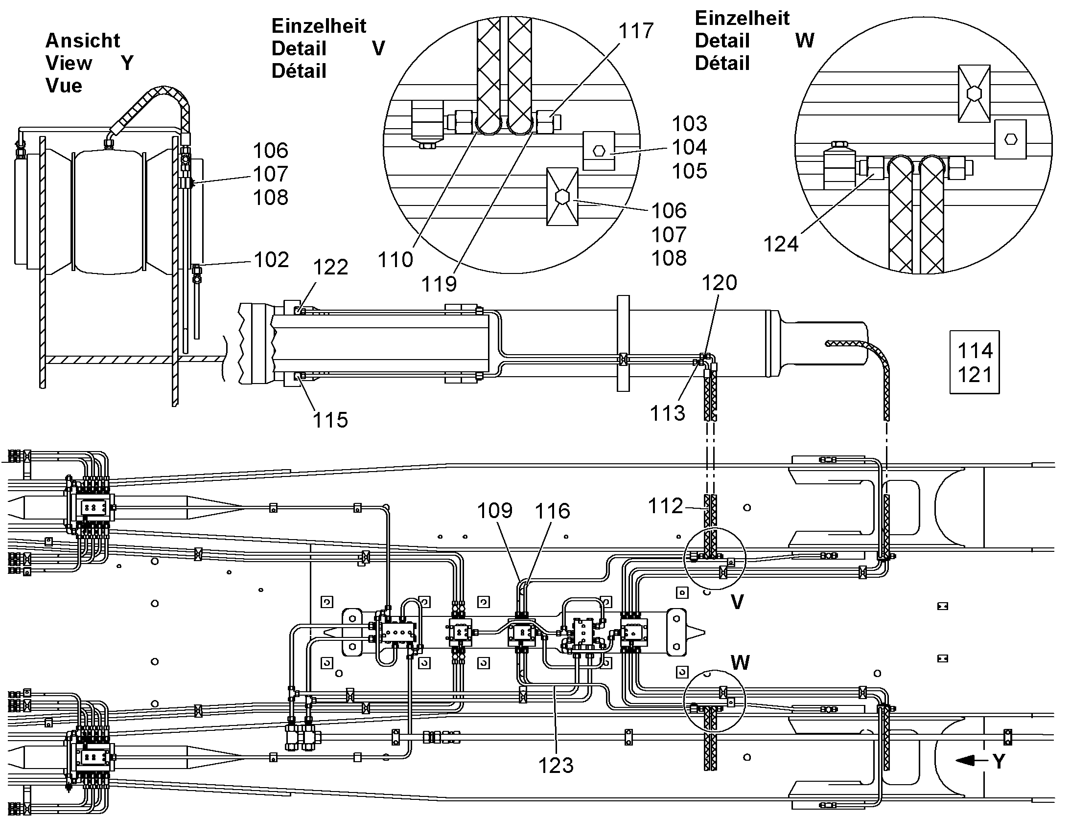 ШТУТЦЕР G 12L M18X1,5 4902074 LIEBHERR