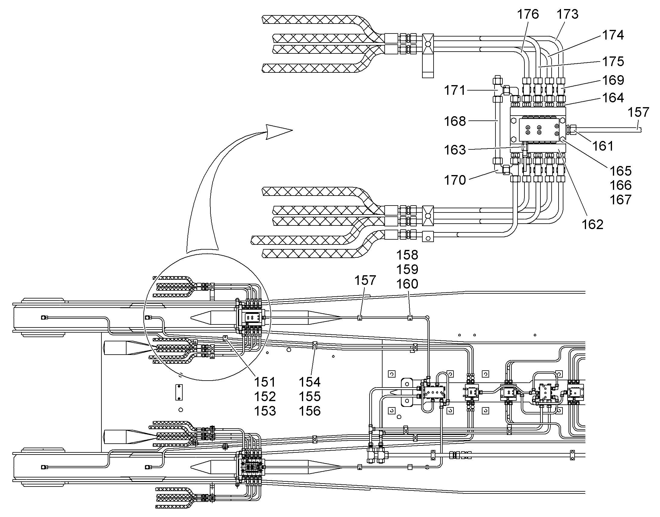РАСПРЕДЕЛИТЕЛЬ ПРОГРЕССИВНЫЙ 5615159 LIEBHERR