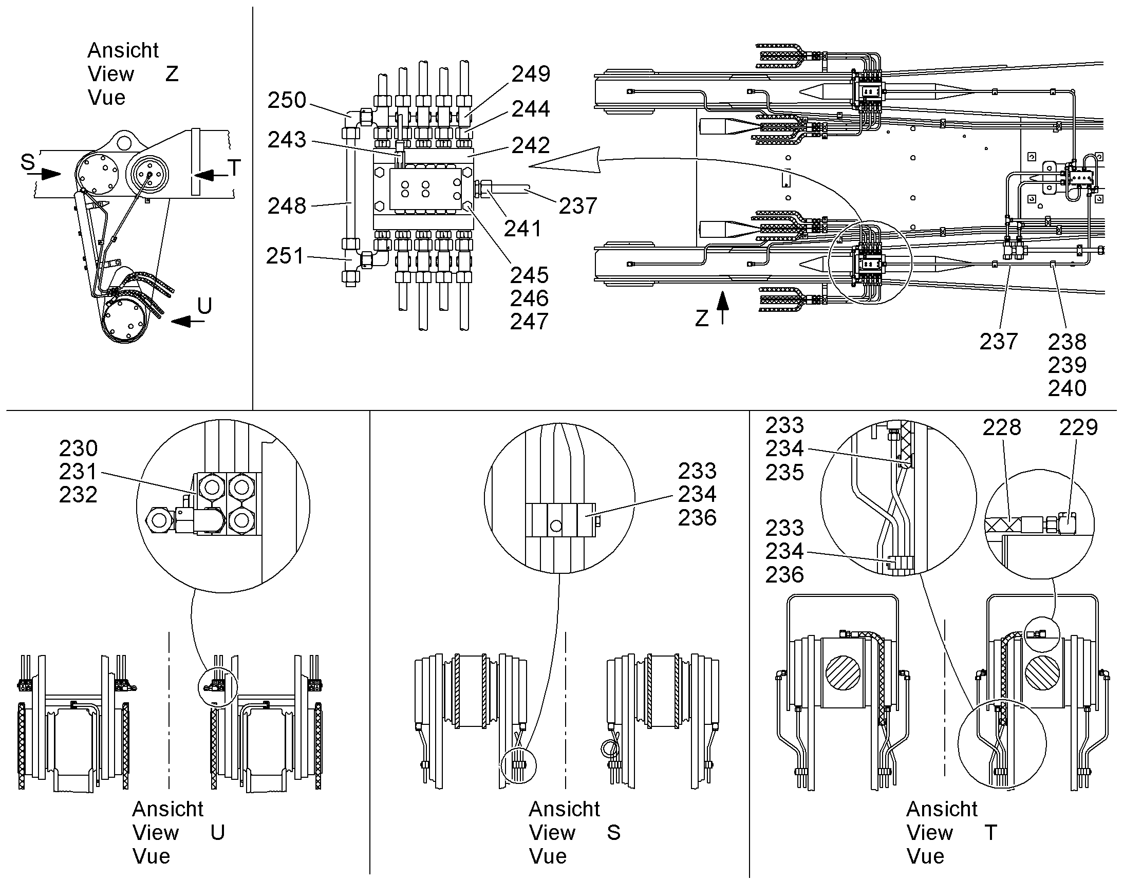 СМАЗОЧНАЯ ЛИНИЯ, КОМПЛЕКТ 9861867 LIEBHERR