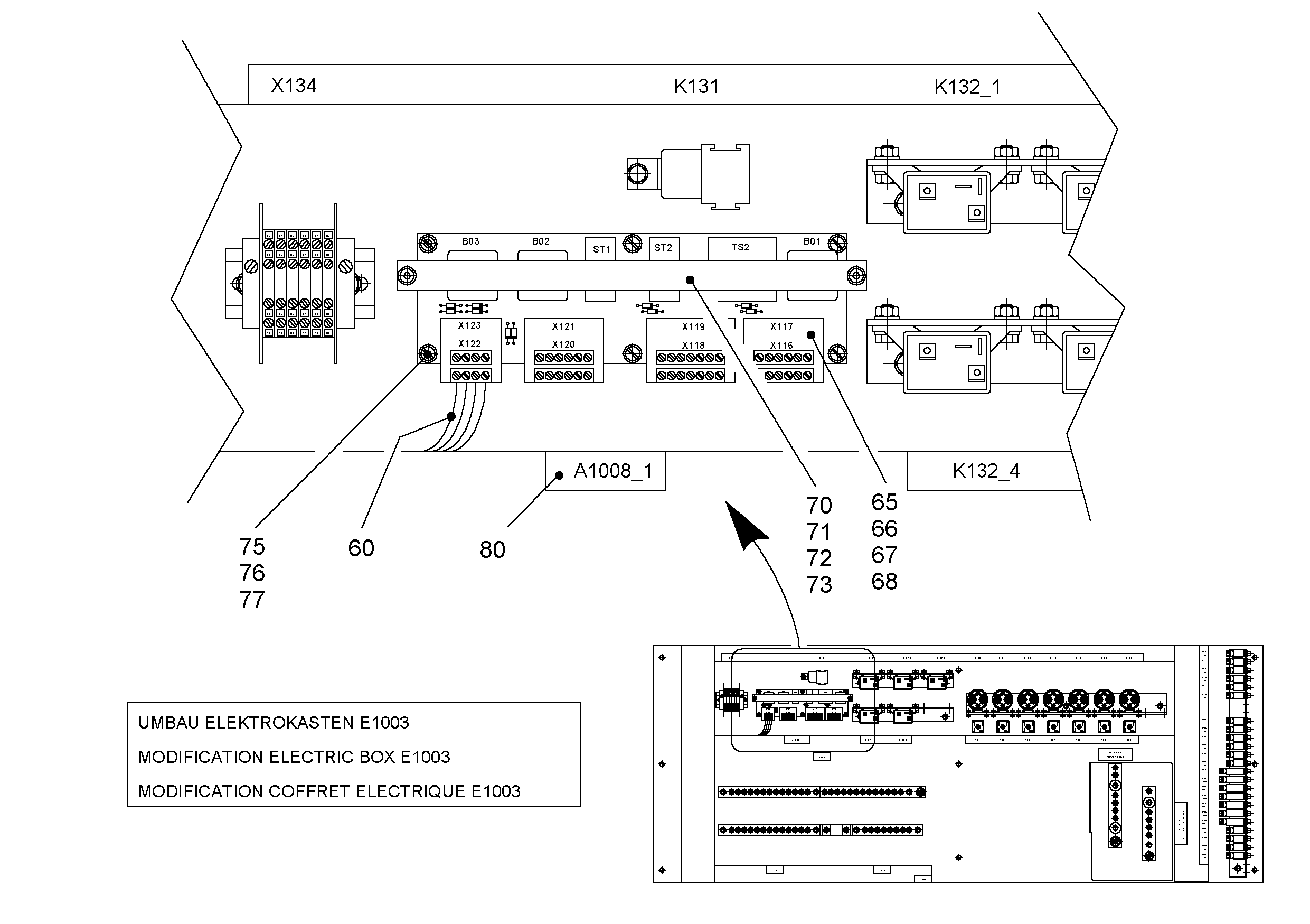 ЭТИКЕТКА A1008_1 60mmX10mm 9837327 LIEBHERR