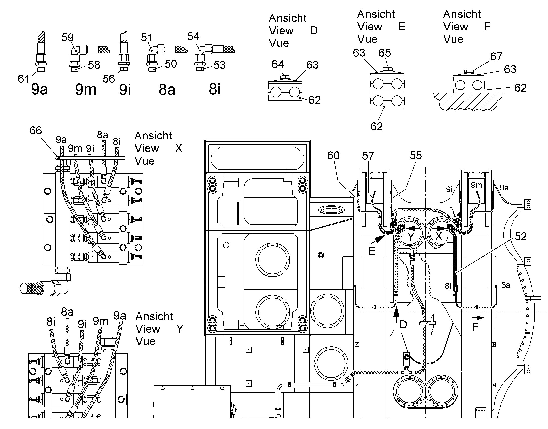 БОЛТ С ШЕСТИГРАННОЙ ГОЛОВКОЙ ISO 4014 M8X40 10.9 A2C 4601307 LIEBHERR