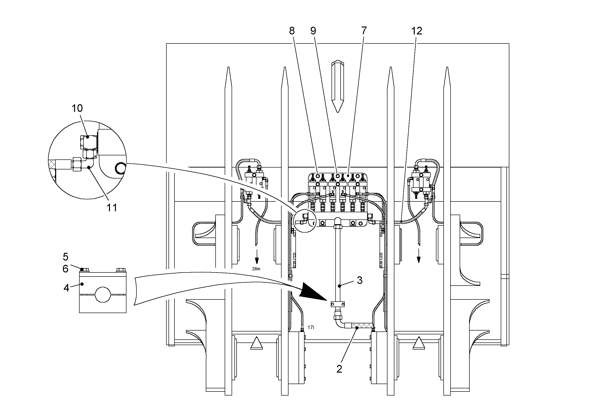 ШЛАНГ 12X500 5614474 LIEBHERR