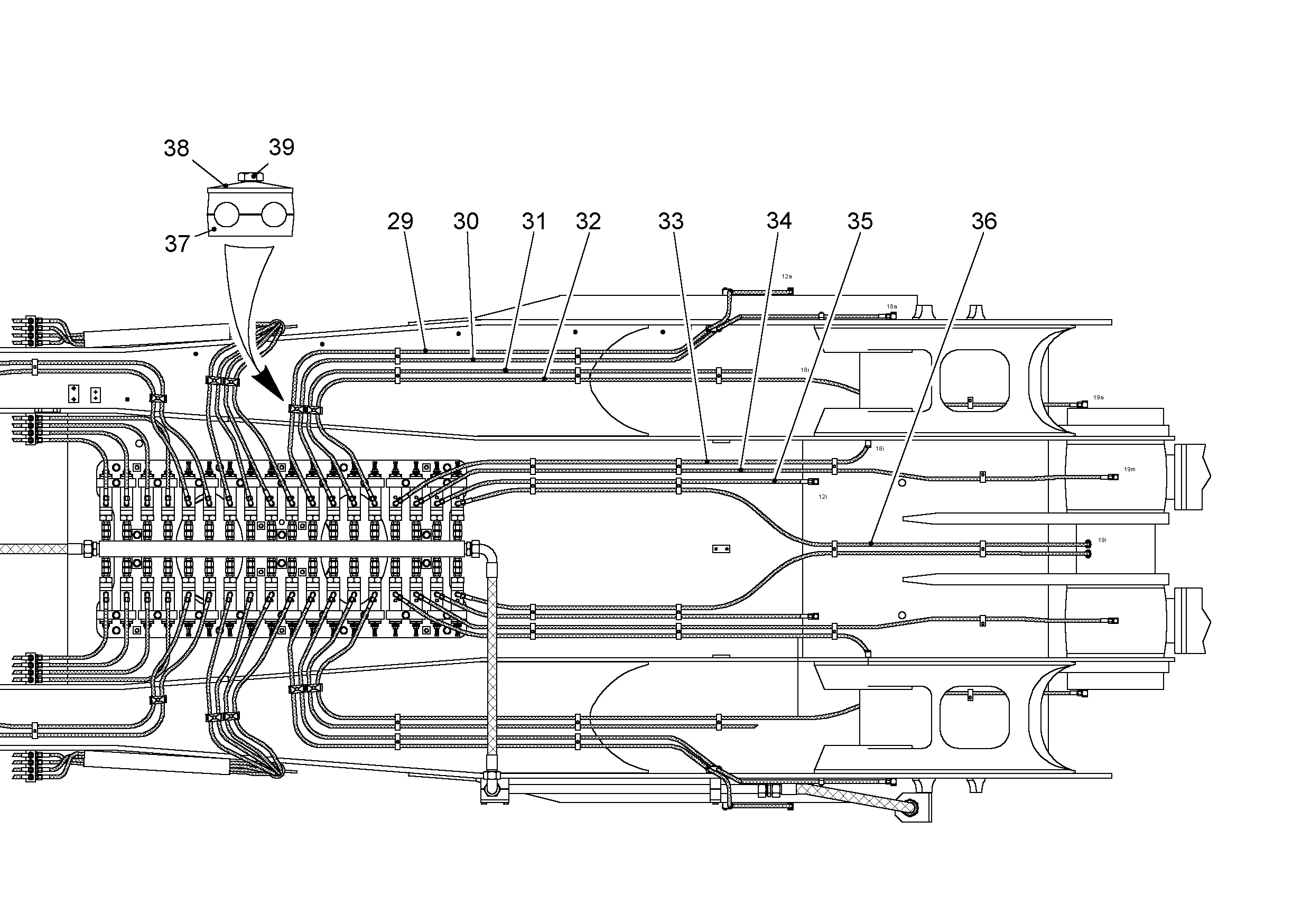 ШЛАНГ МАСЛЯНЫЙ 8X1300 5616213 LIEBHERR