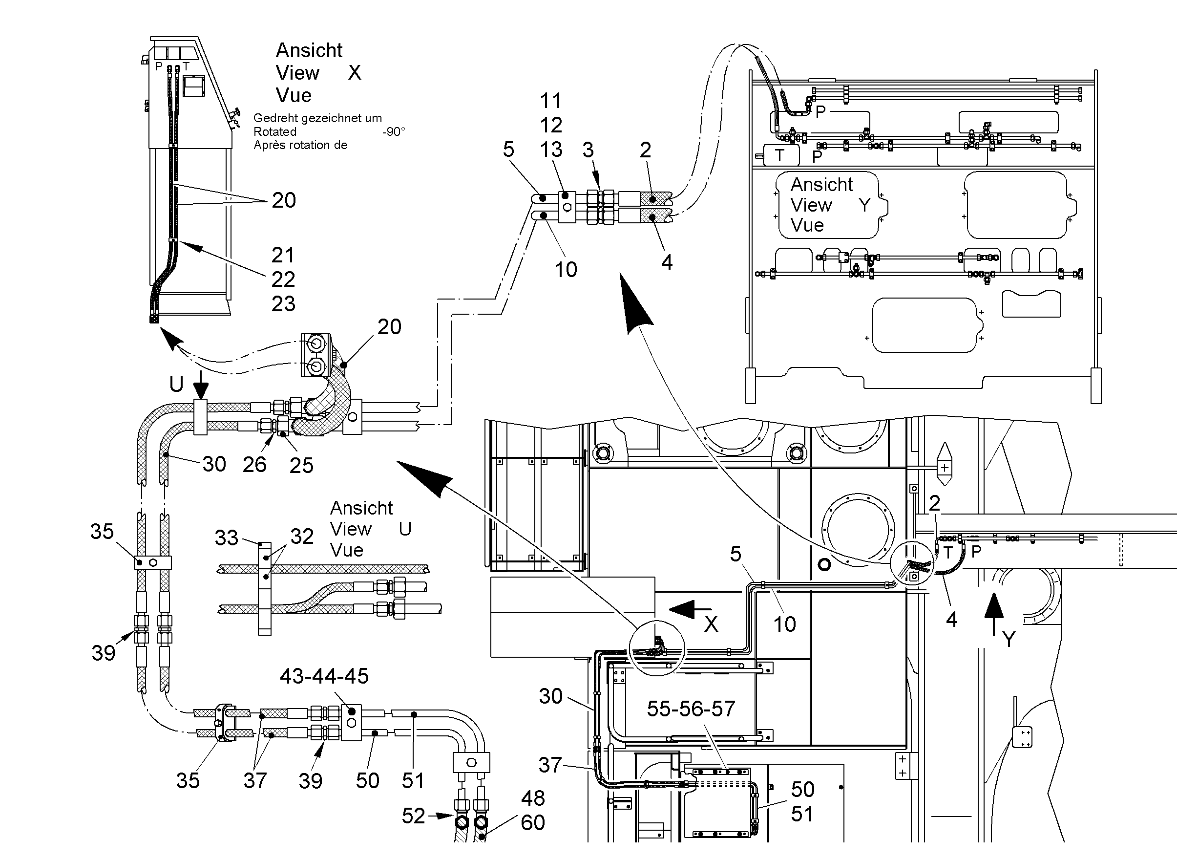 ШЛАНГ 12X2050 10000812 LIEBHERR