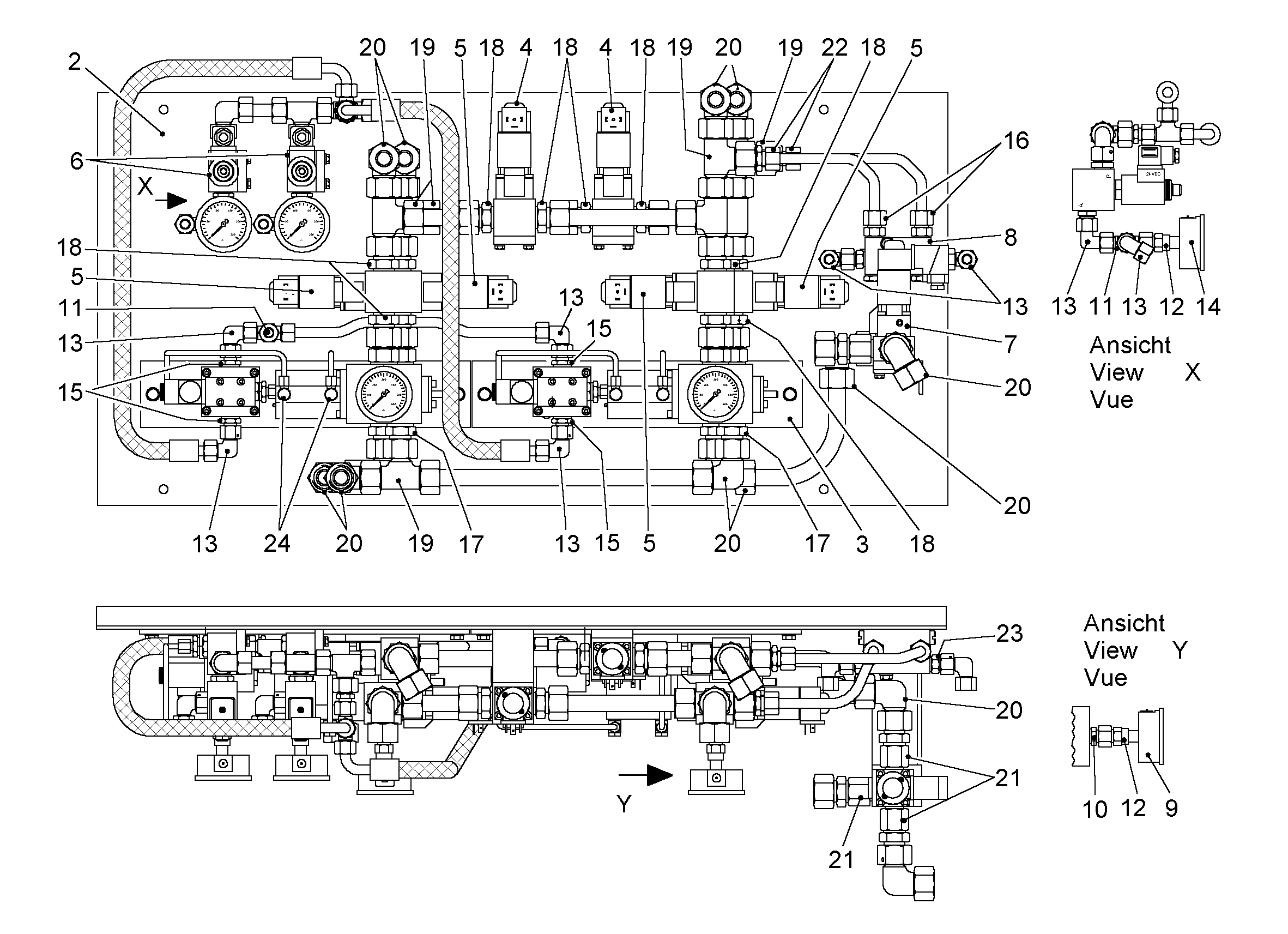СОЕДИНЕНИЕ РЕЗЬБОВОЕ WH 6L G1/8A KDS 7370800 LIEBHERR