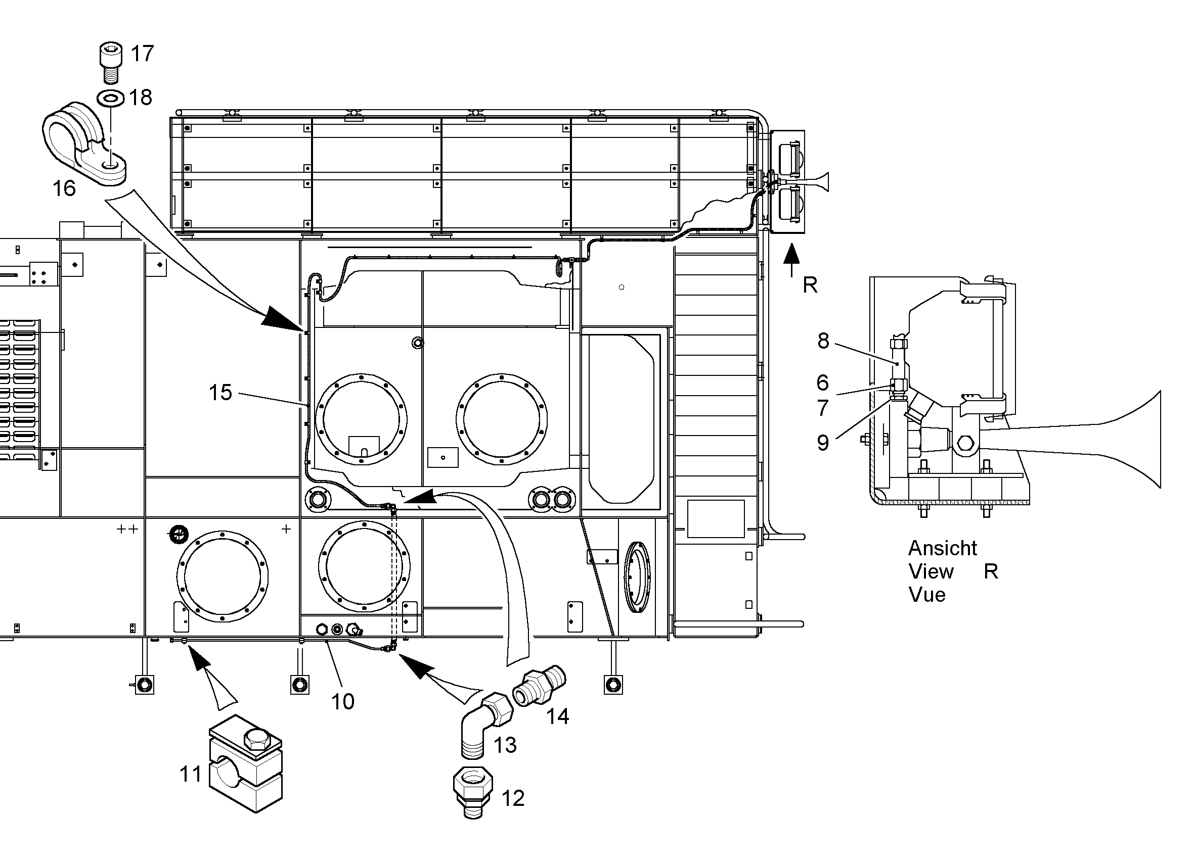 ШЛАНГ 8X4400 10000242 LIEBHERR