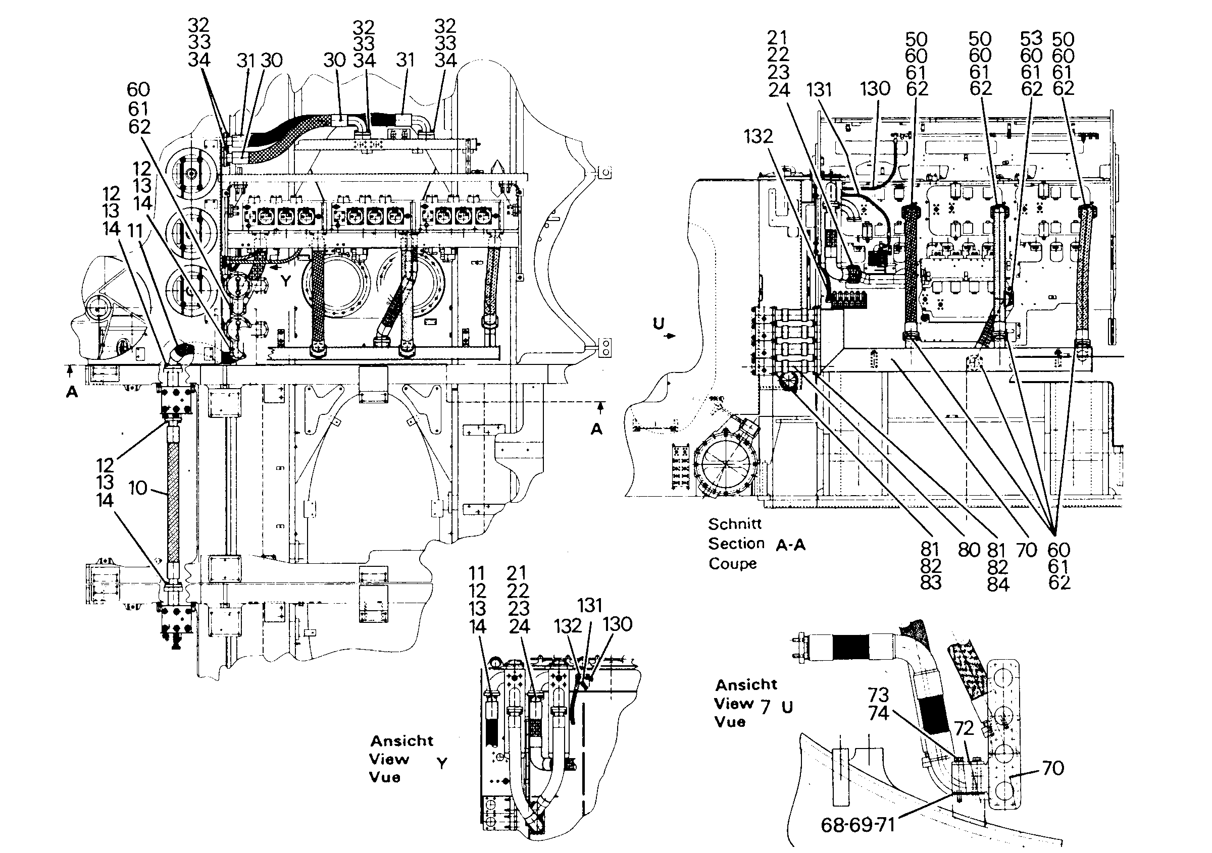 ШЛАНГ 90X715/715 5612280 LIEBHERR