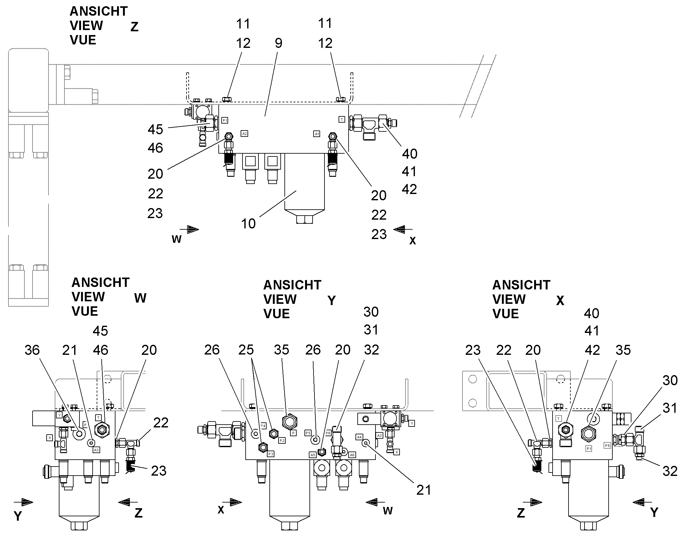 КЛАПАН ОБРАТНЫЙ 5612607 LIEBHERR