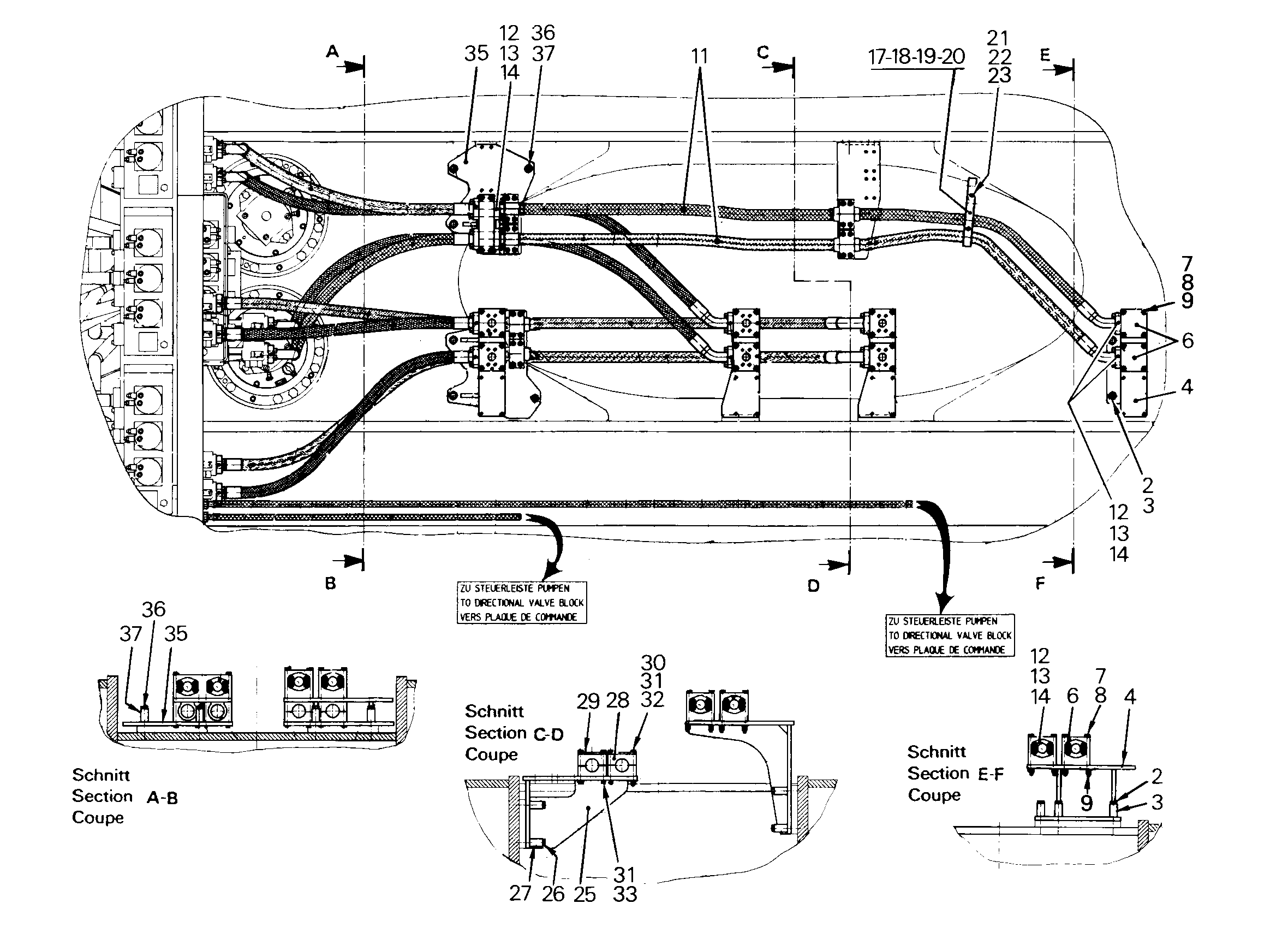 ШЛАНГ 40X3640 5614843 LIEBHERR