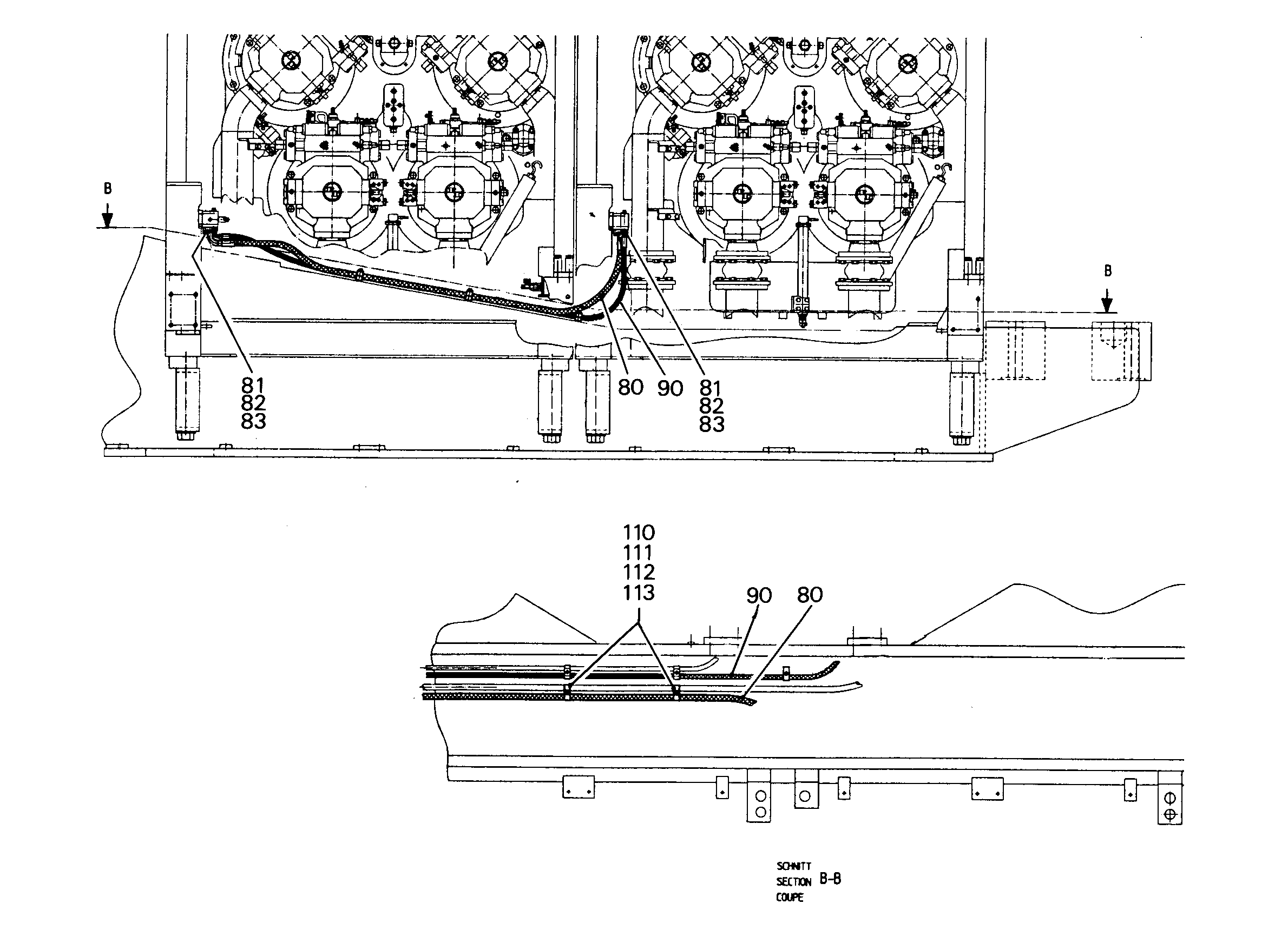 ШЛАНГ 8X2500 5612928 LIEBHERR