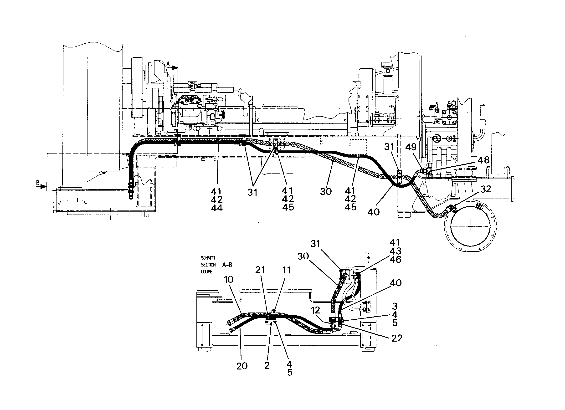 ХОМУТ ШЛАНГА В СБОРЕ 9364239 LIEBHERR
