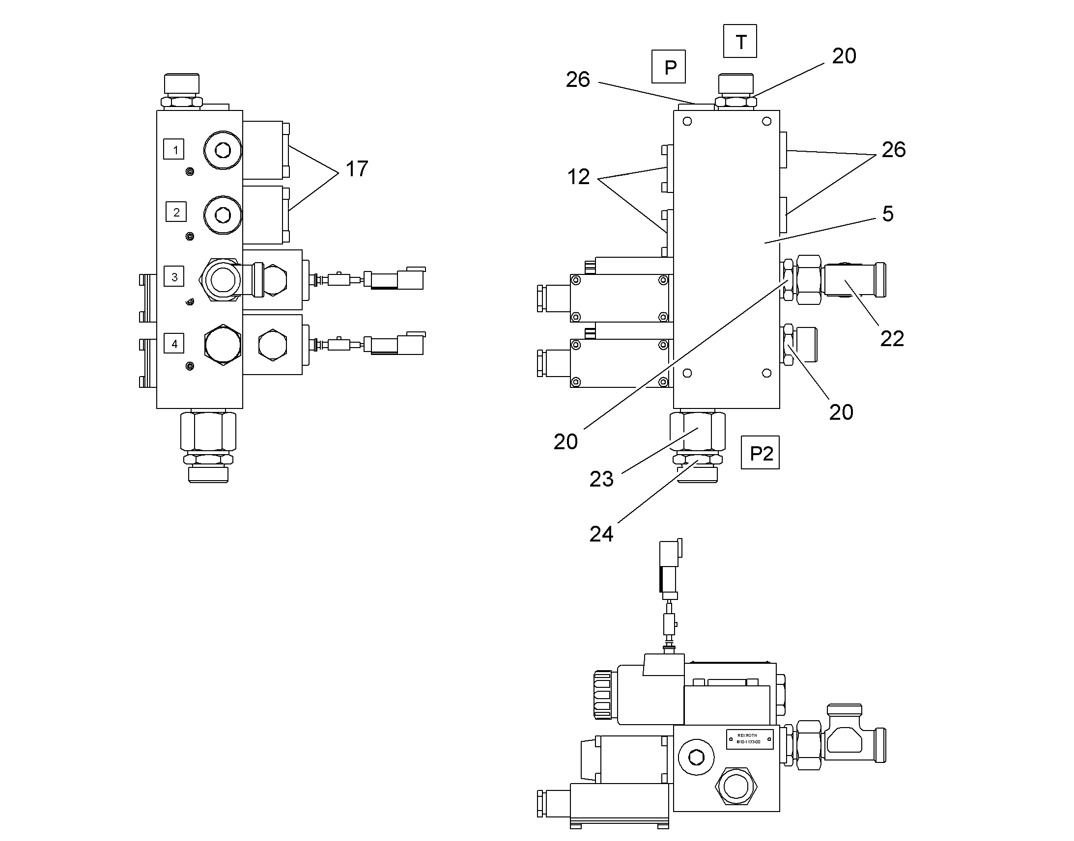 РЕЙКА РАСПРЕДЕЛИТЕЛЬНАЯ 10290435 LIEBHERR