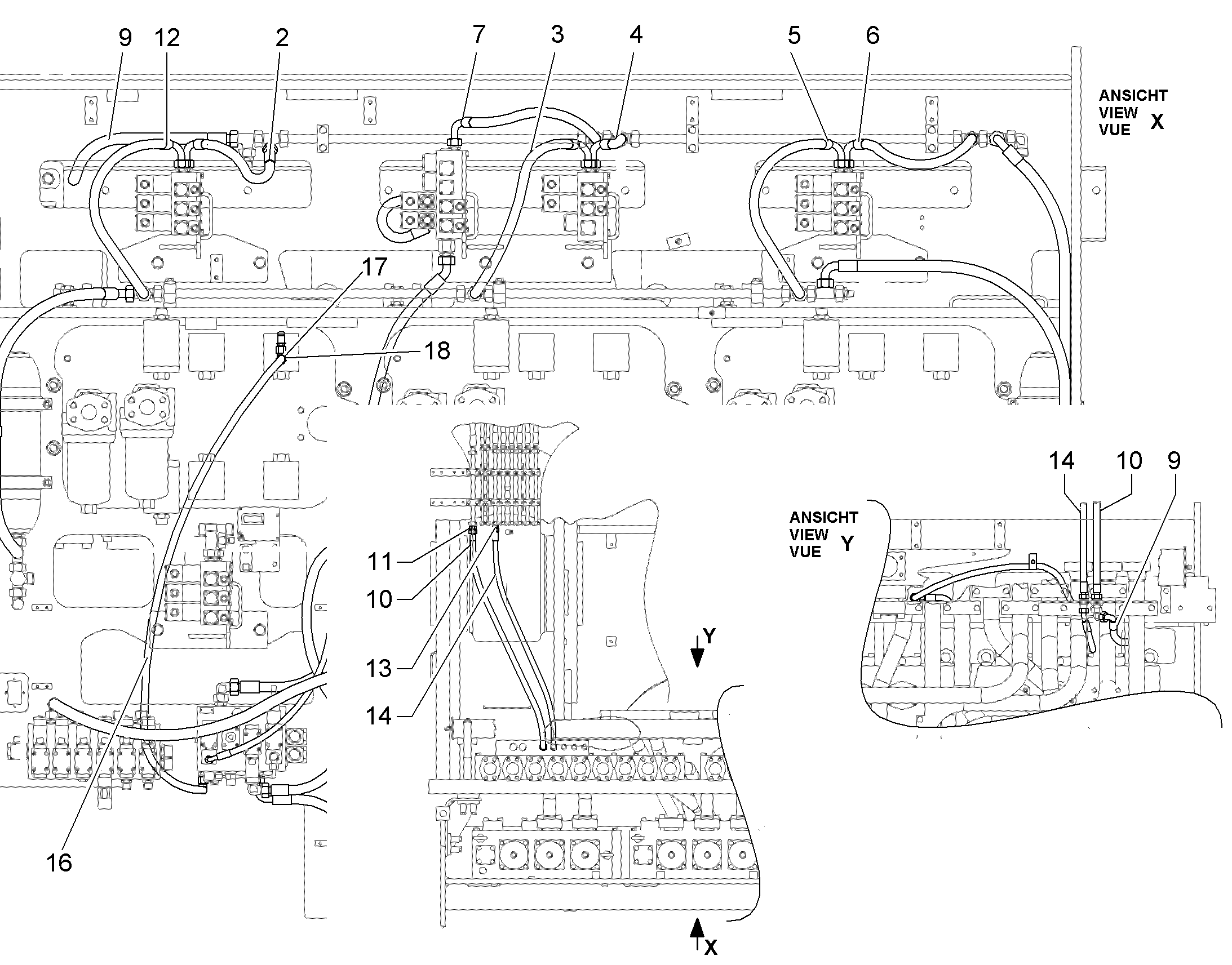 ШЛАНГ 20X1150 10009959 LIEBHERR