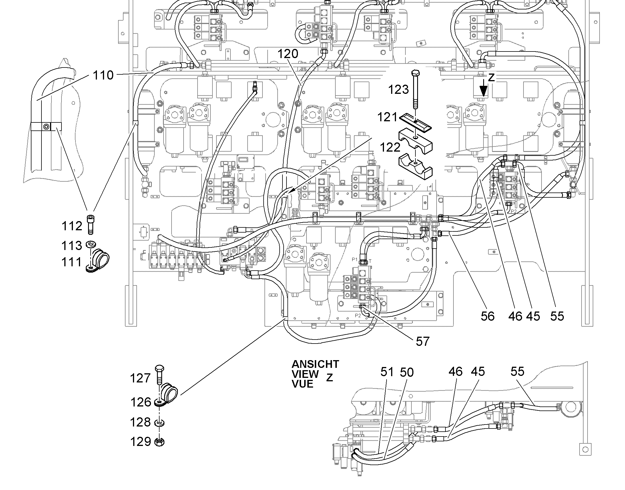 ШЛАНГ 20X1350 5607988 LIEBHERR