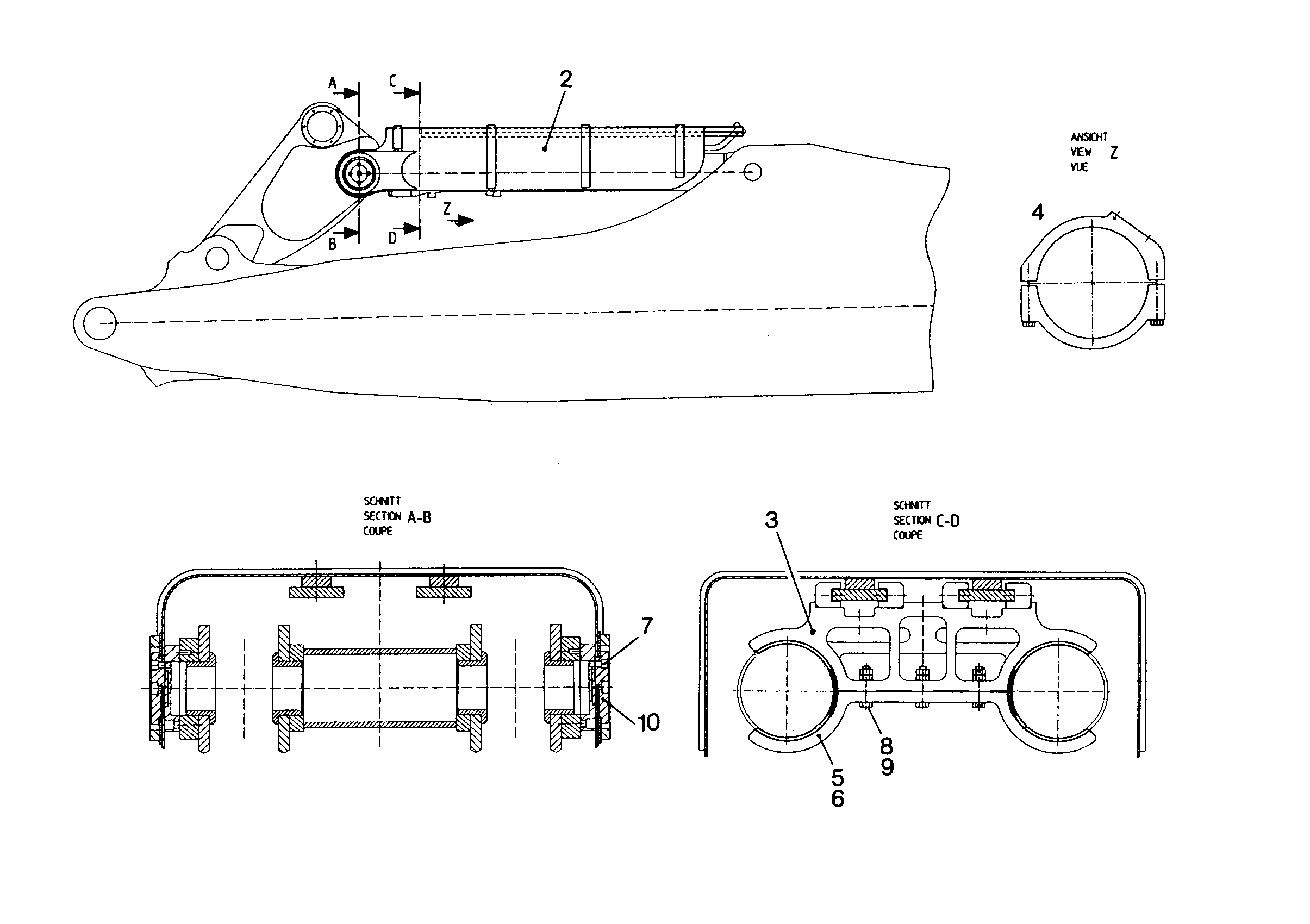 ПОЛУХОМУТИК 9821377 LIEBHERR