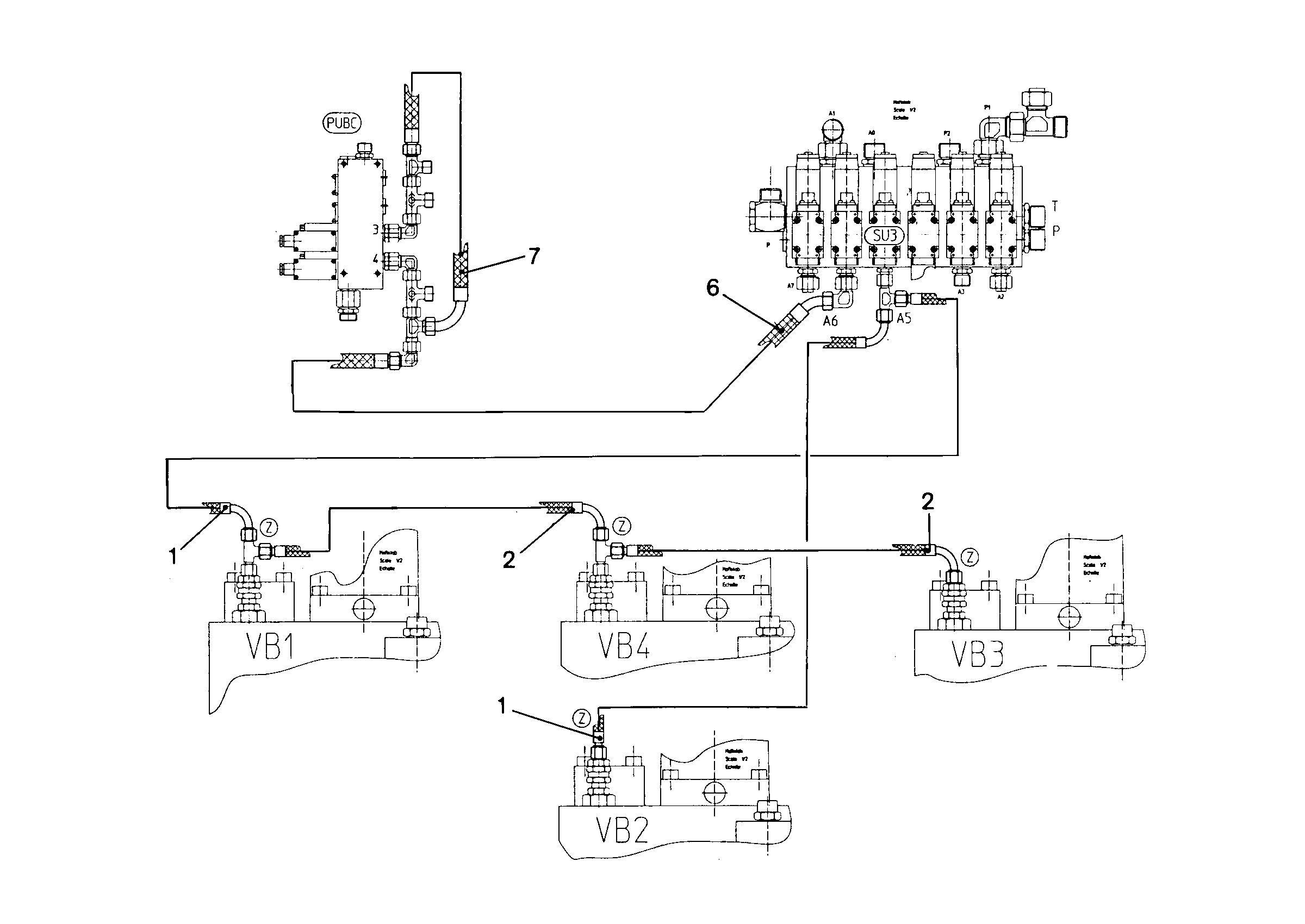 ШЛАНГ 12X1600 5612804 LIEBHERR