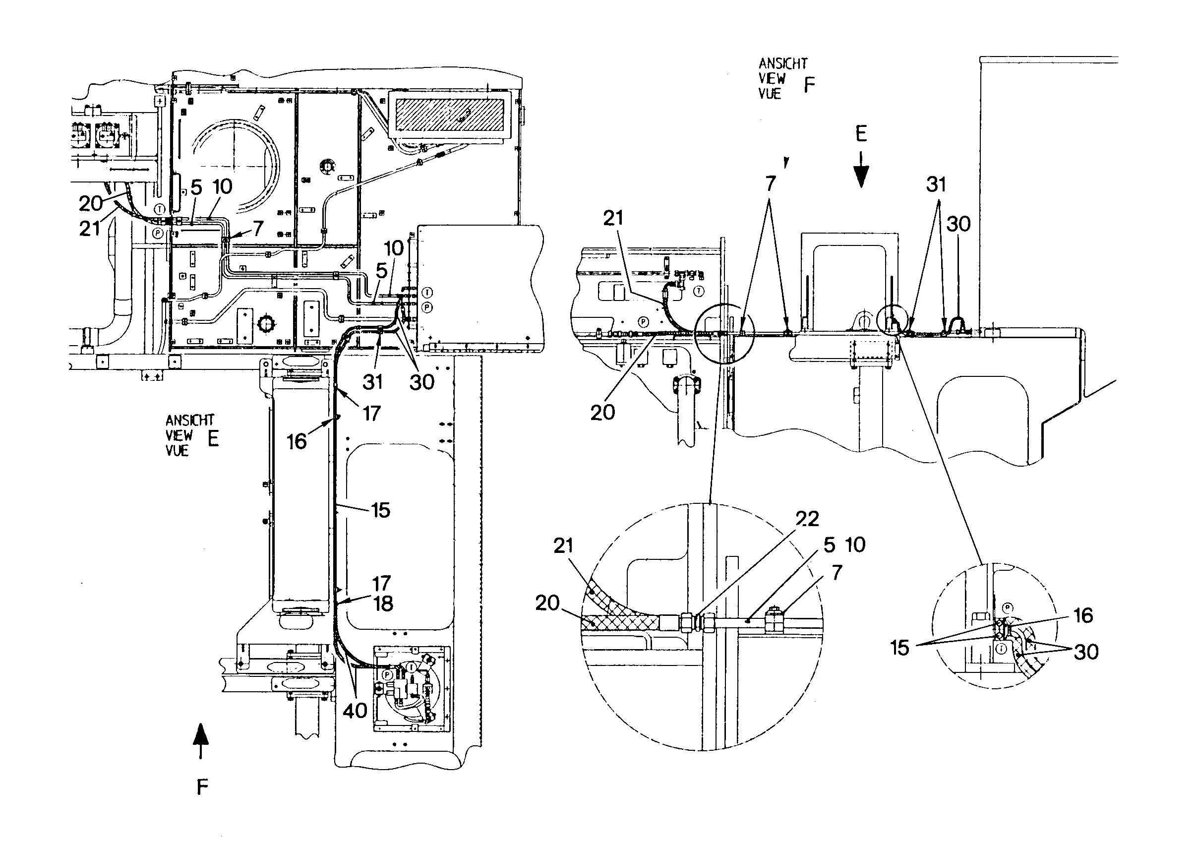 ШЛАНГ 12X800 5603967 LIEBHERR