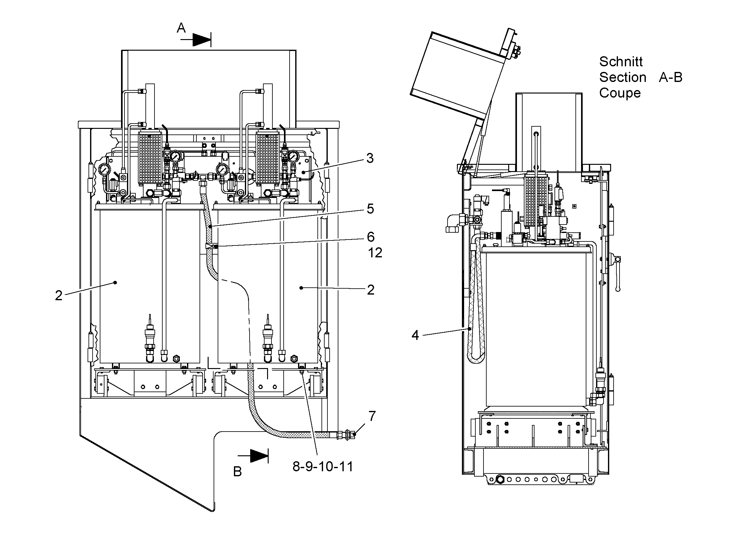 НАСОСНАЯ УСТАНОВКА 5614734 LIEBHERR