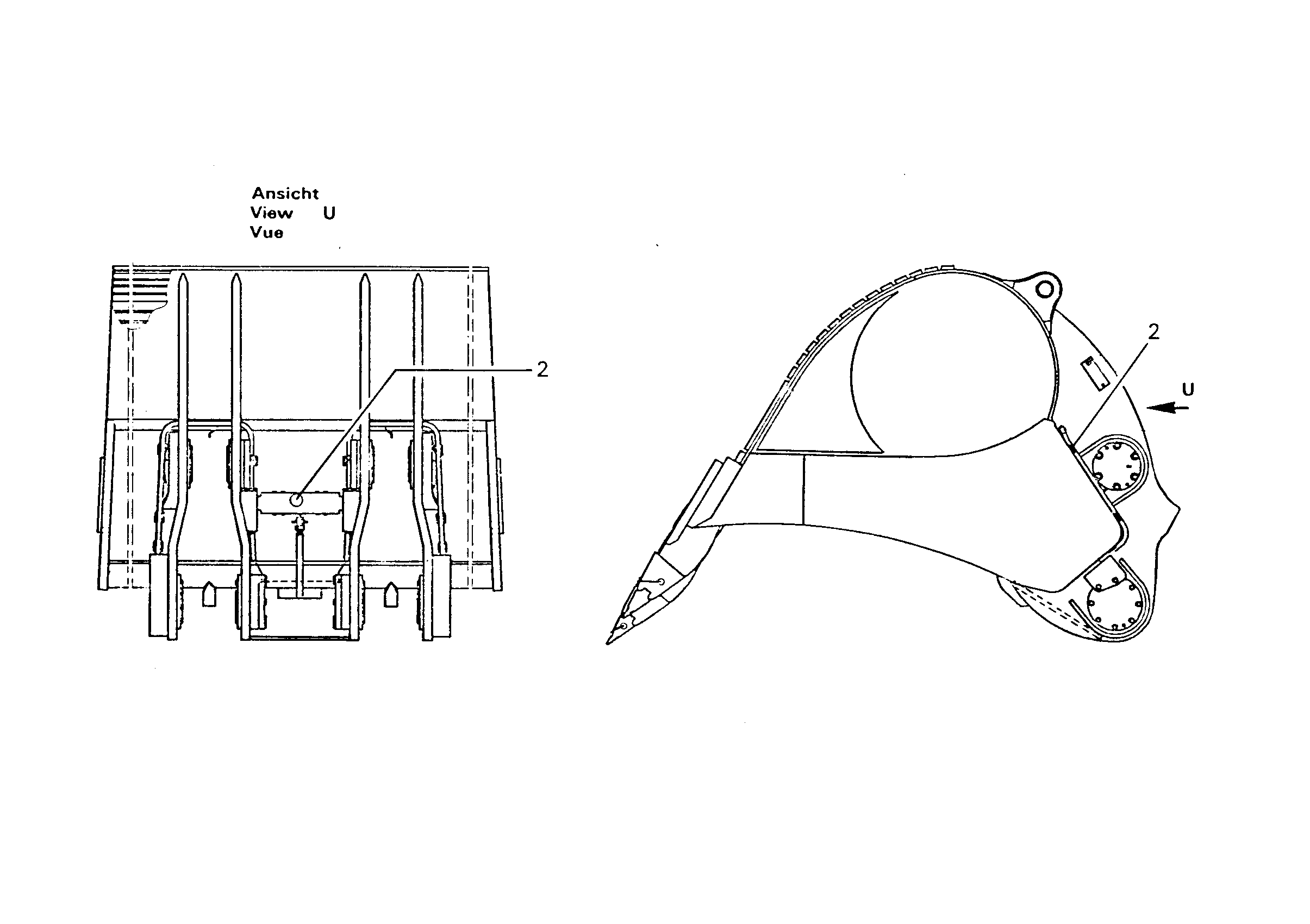 ЛИНИЯ КОВША СМАЗОЧНАЯ 9824741 LIEBHERR