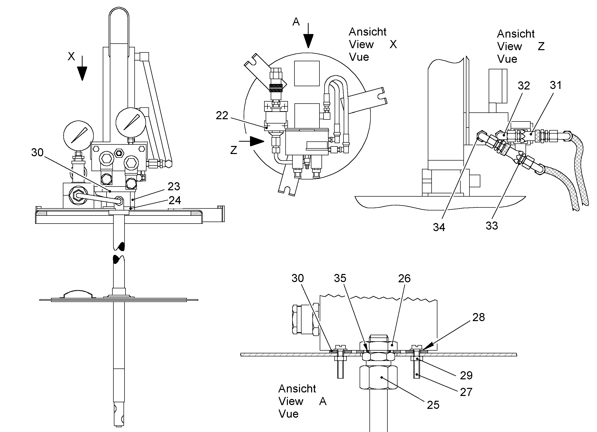 СКОБА ДЛЯ КРЕПЛЕНИЯ ТРУБЫ 7372958 LIEBHERR