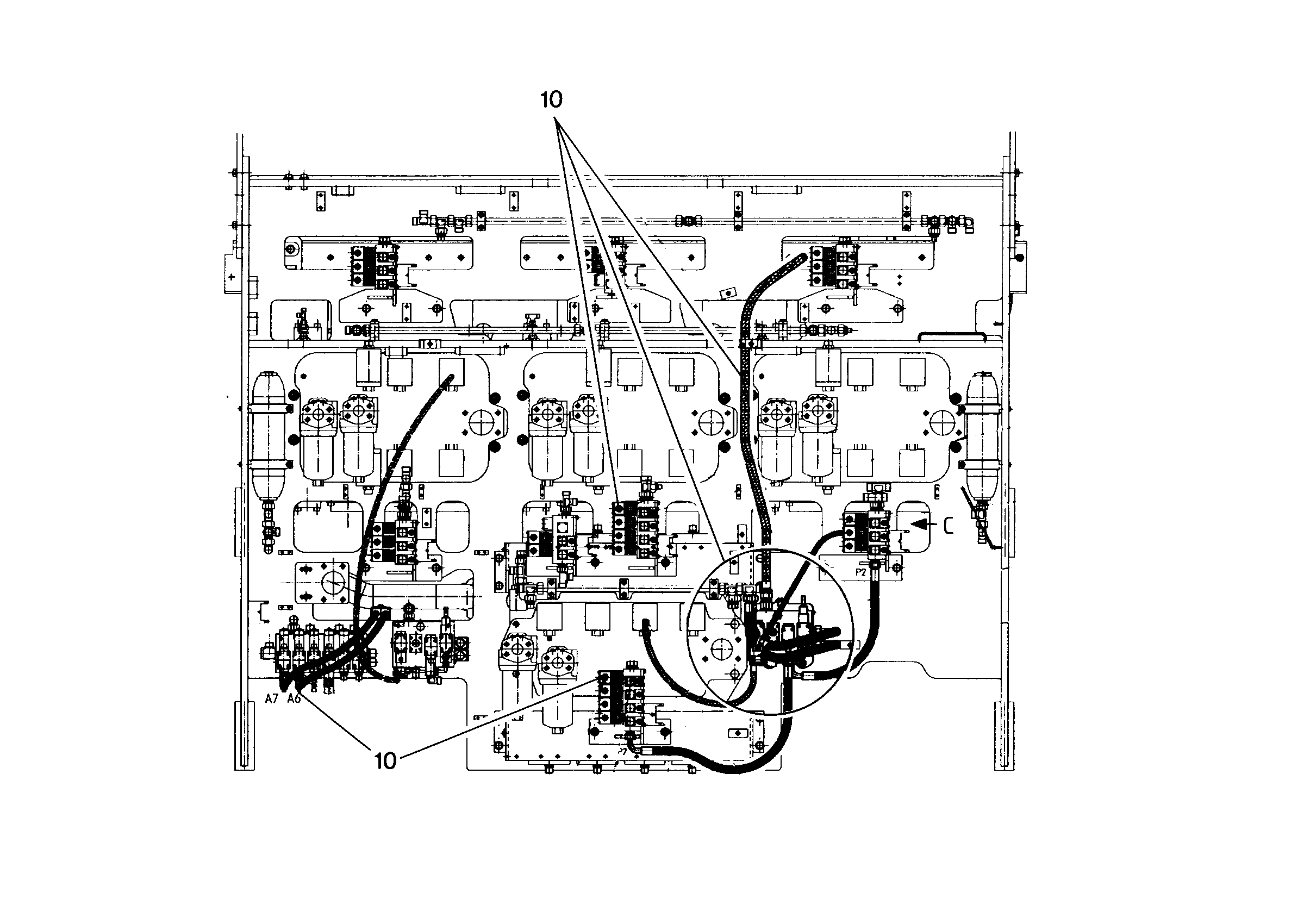 ДООБОРУДОВАНИЕ ОТКИДНОЙ КОВШ 9686887 LIEBHERR