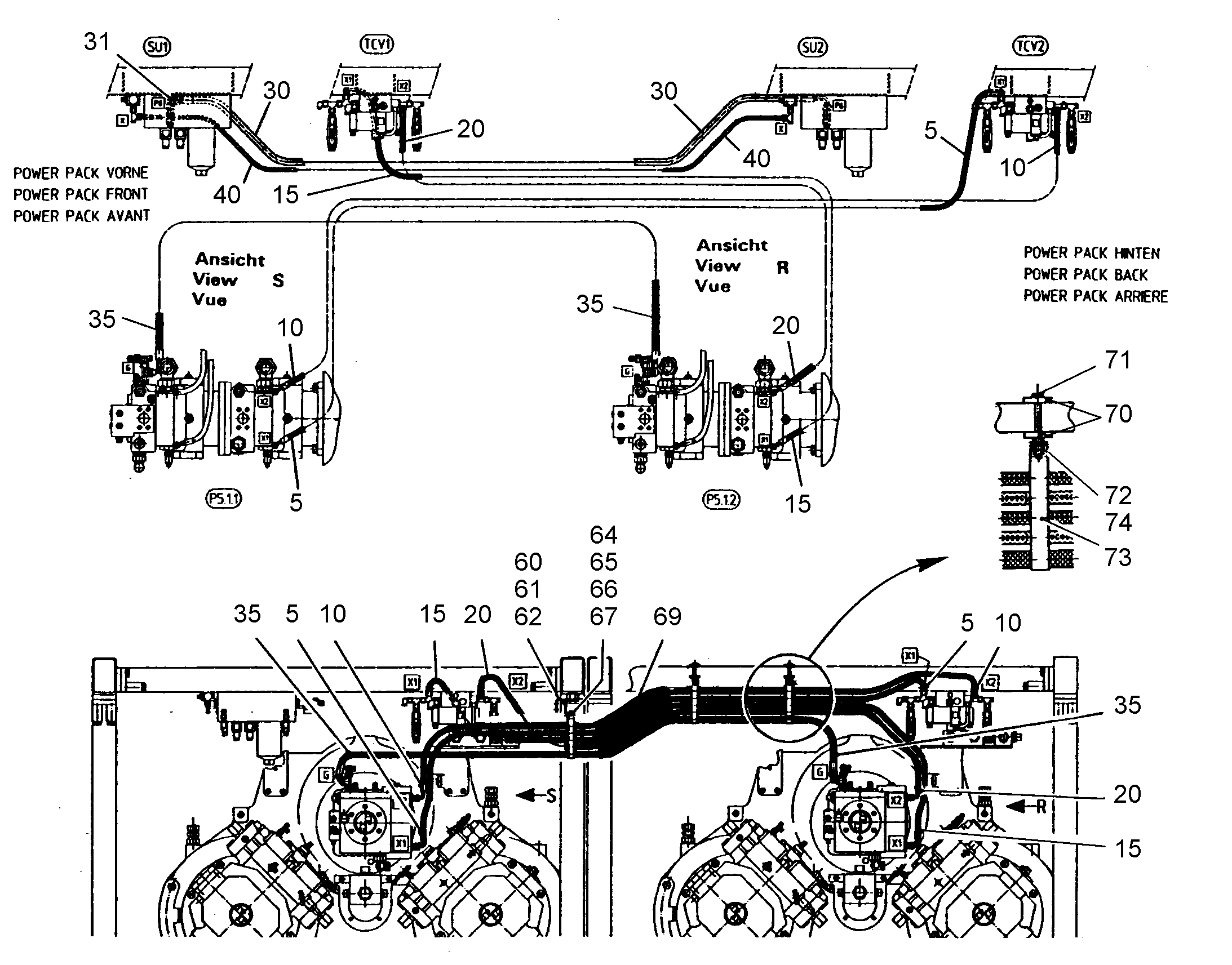 ШЛАНГ 8X2600 5613010 LIEBHERR