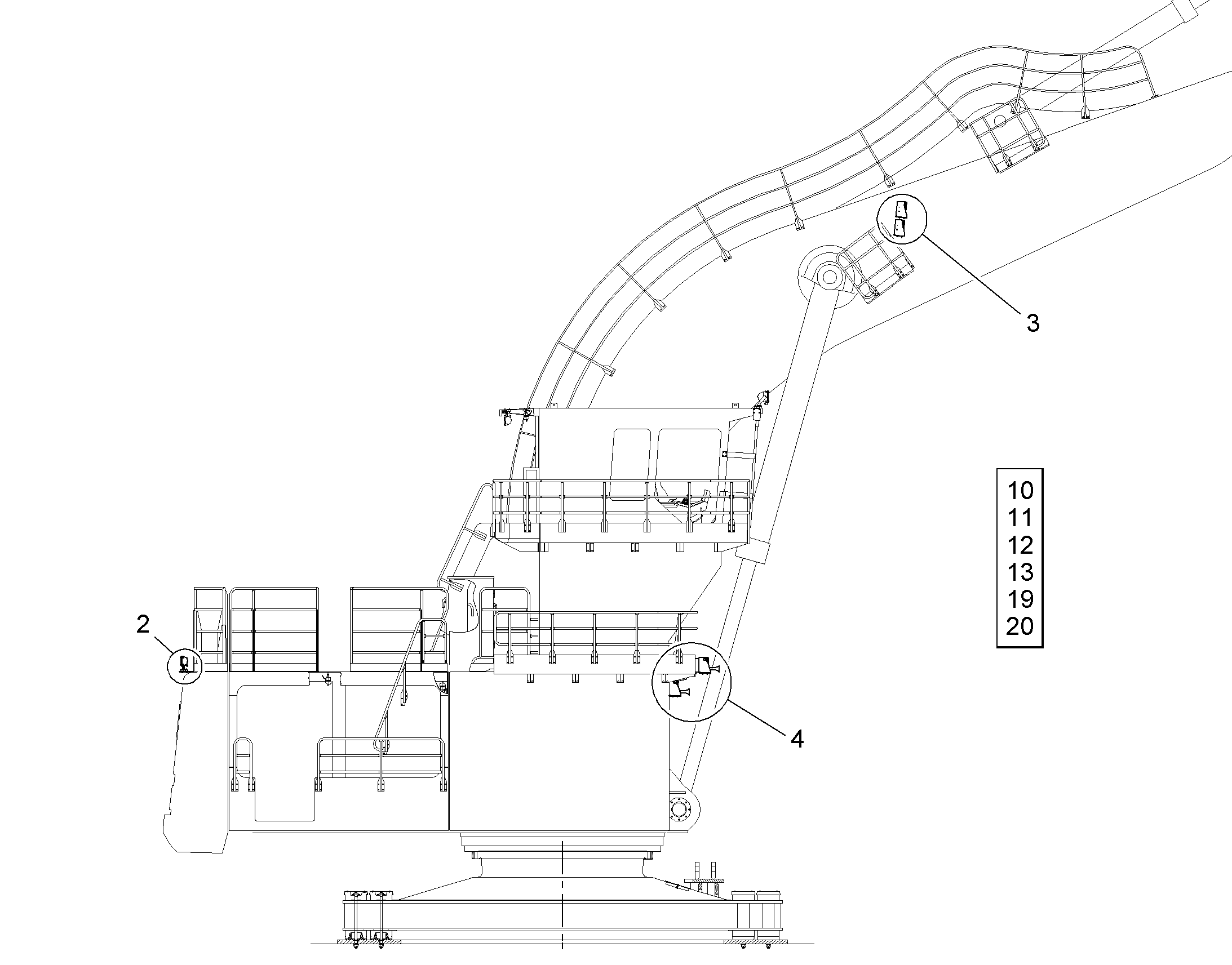 ФАРЫ СЗАДИ 9863528 LIEBHERR