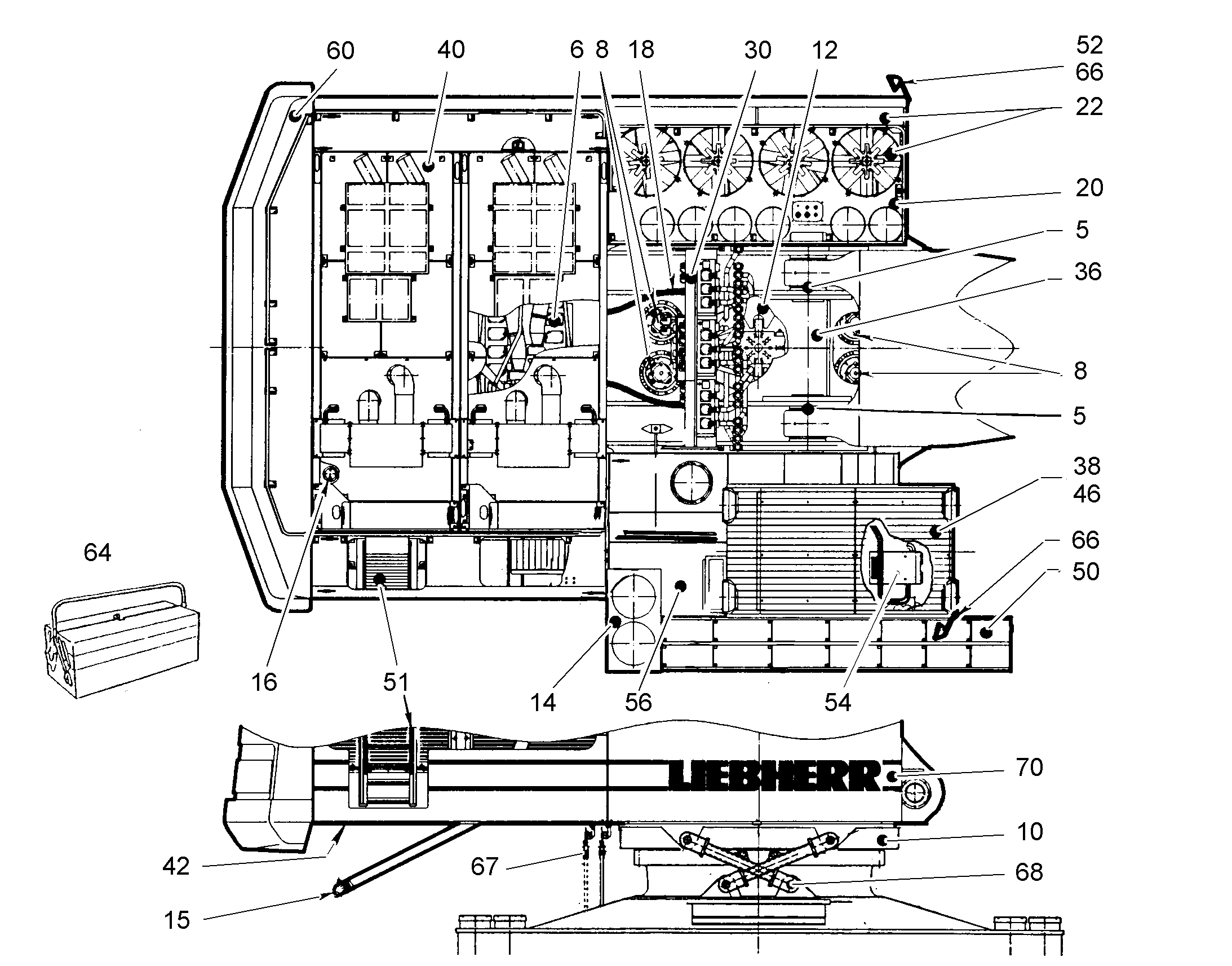ОГРАНИЧЕНИЕ УГЛА ПОВОРОТА 9681648 LIEBHERR
