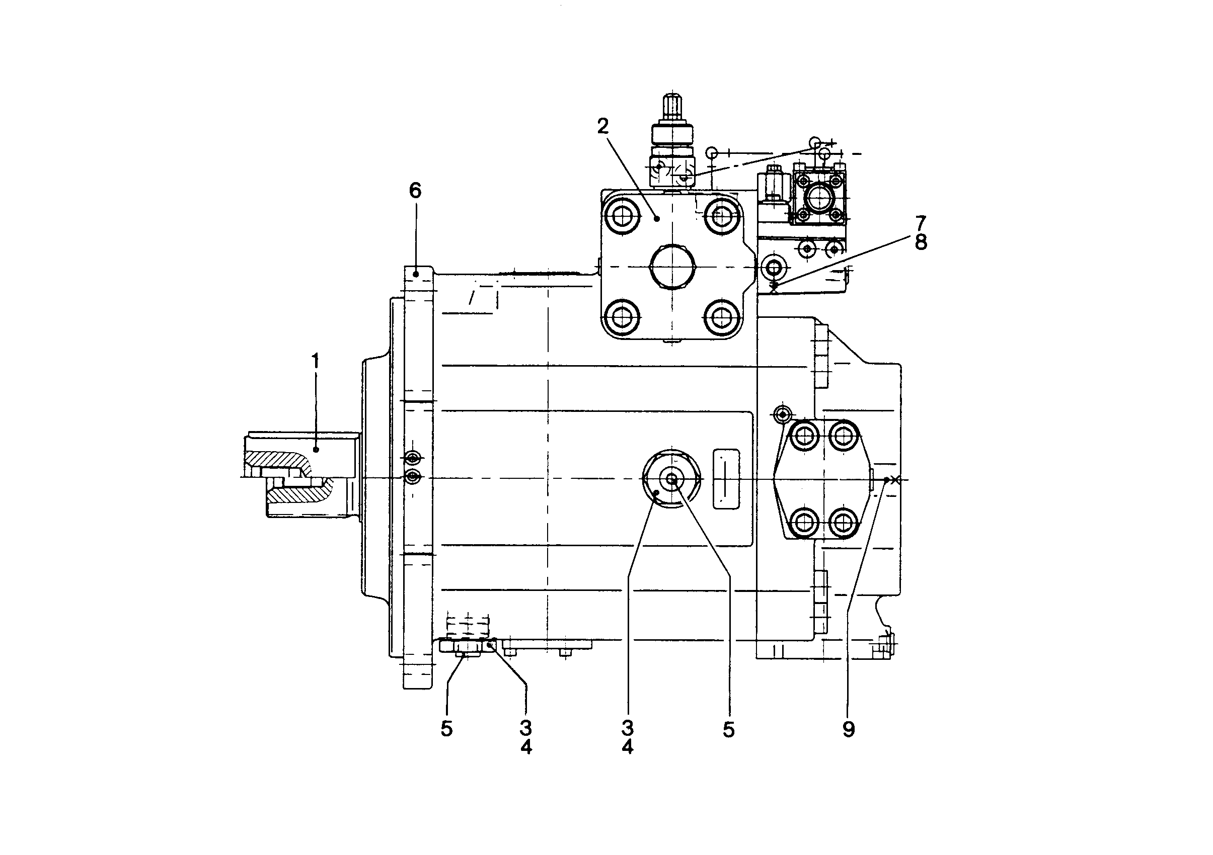 НАСОС 5613462 LIEBHERR
