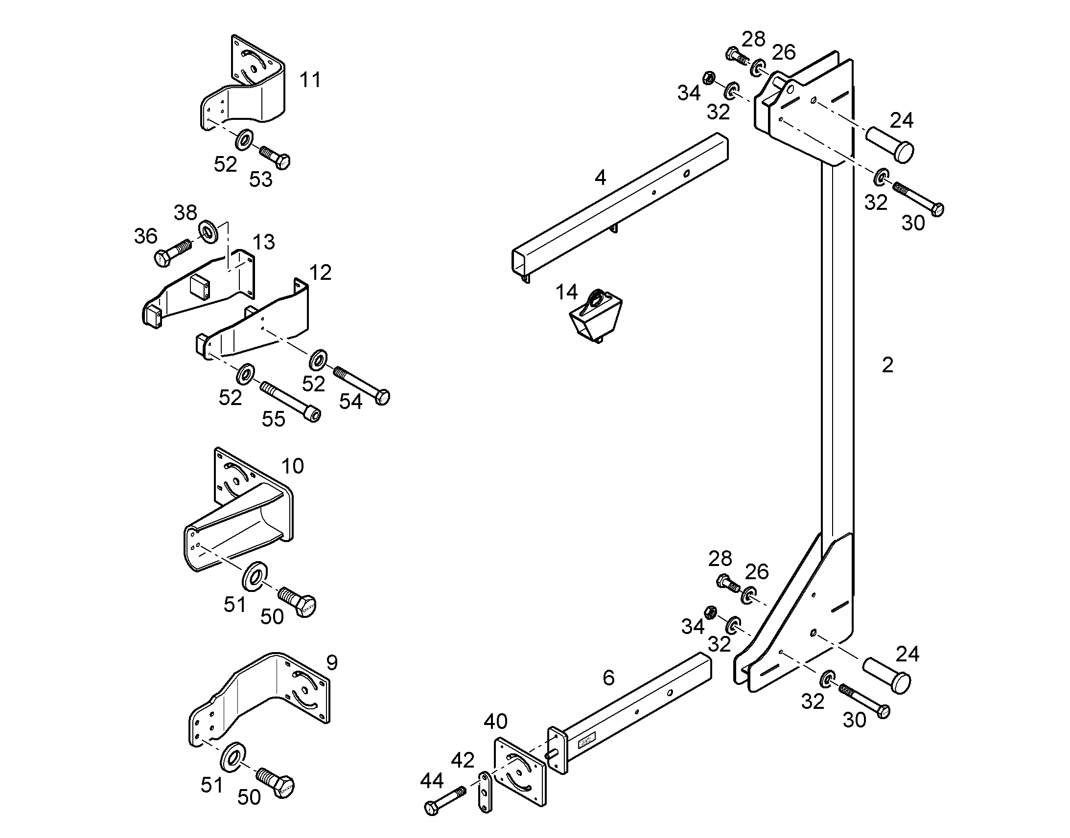 ШЕСТИГРАННАЯ ГАЙКА M20 4901906 LIEBHERR