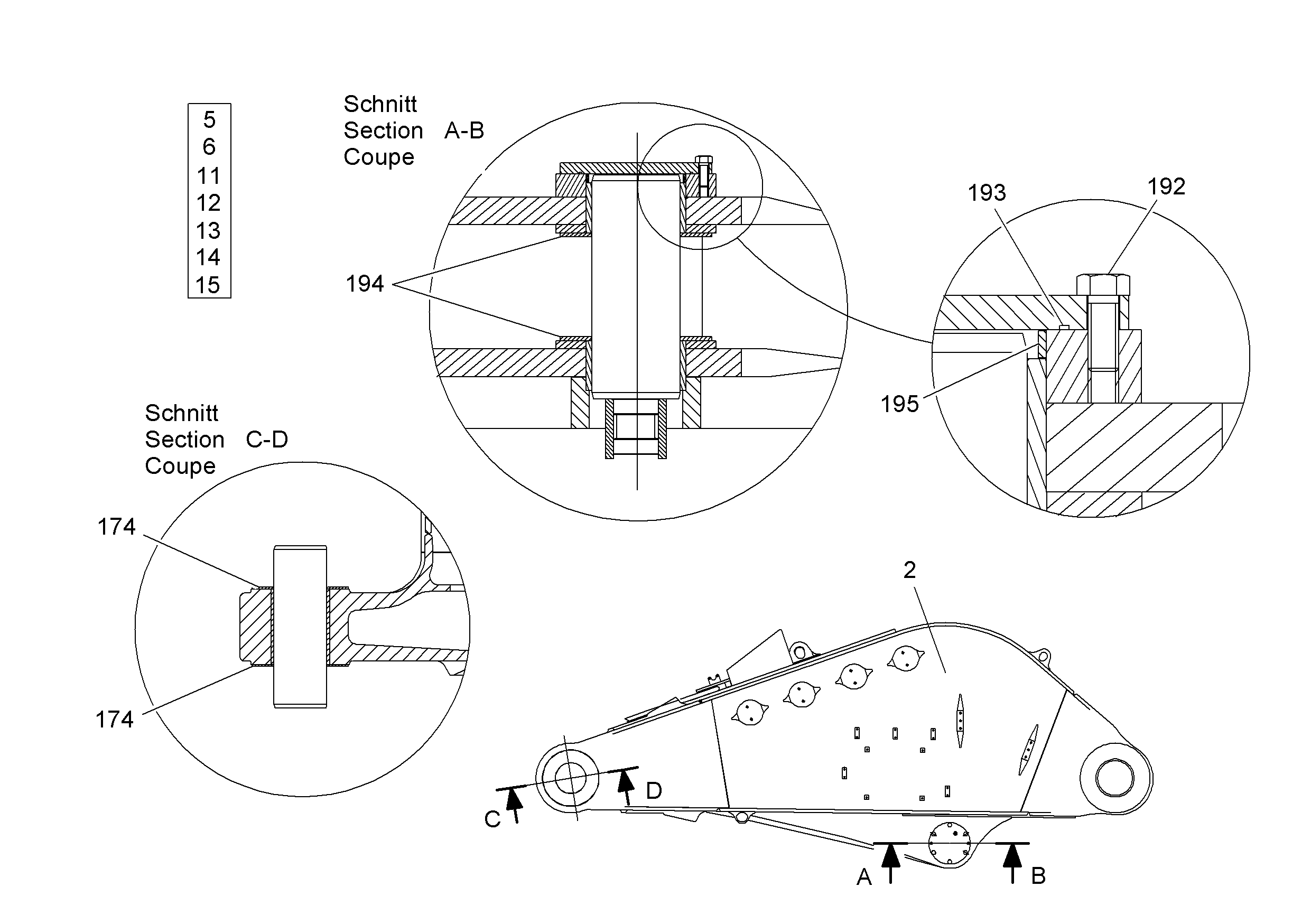 КОМПЛЕКТ КАБЕЛЕЙ 6204272 LIEBHERR