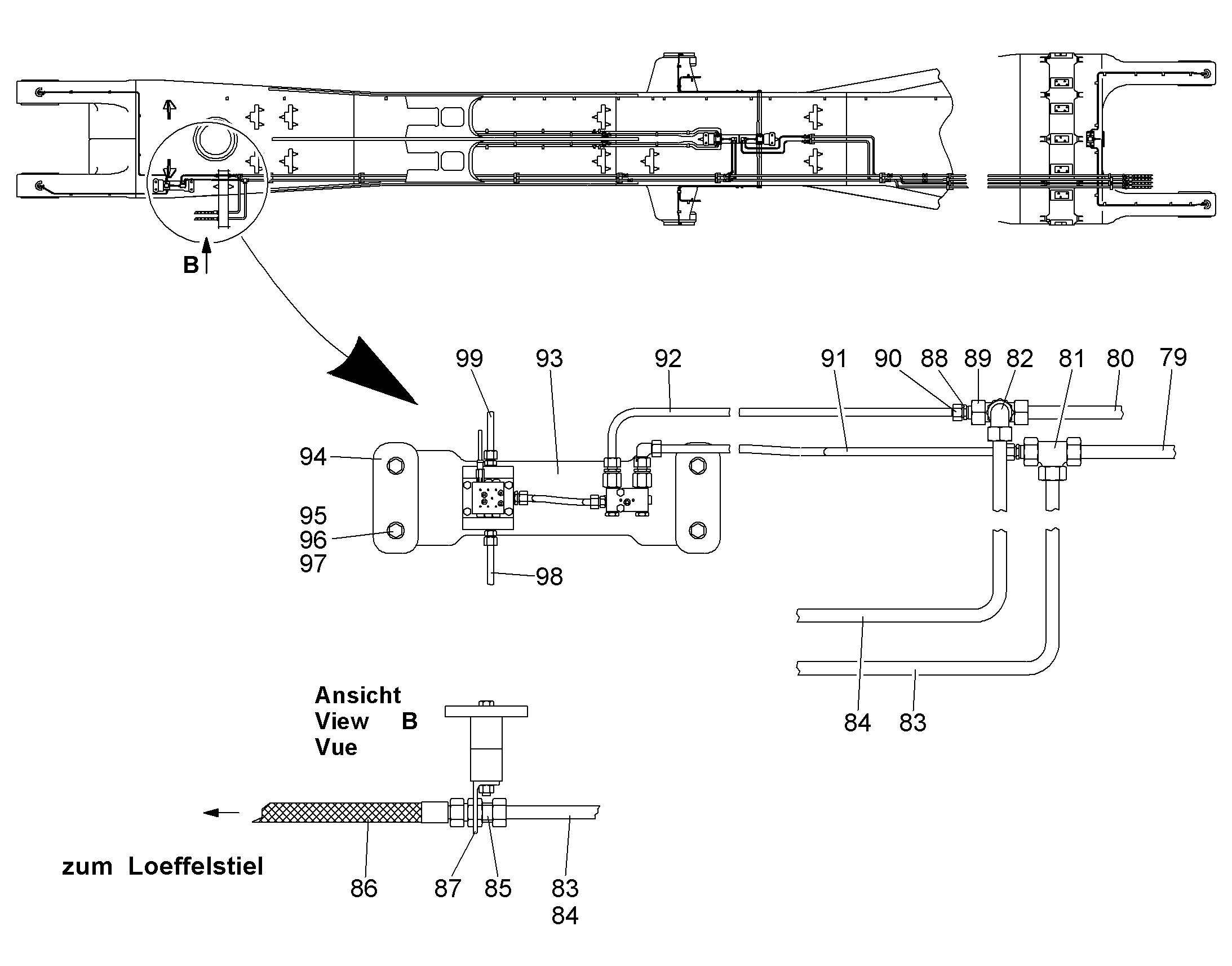 СМАЗОЧНАЯ ЛИНИЯ, КОМПЛЕКТ 10073106 LIEBHERR
