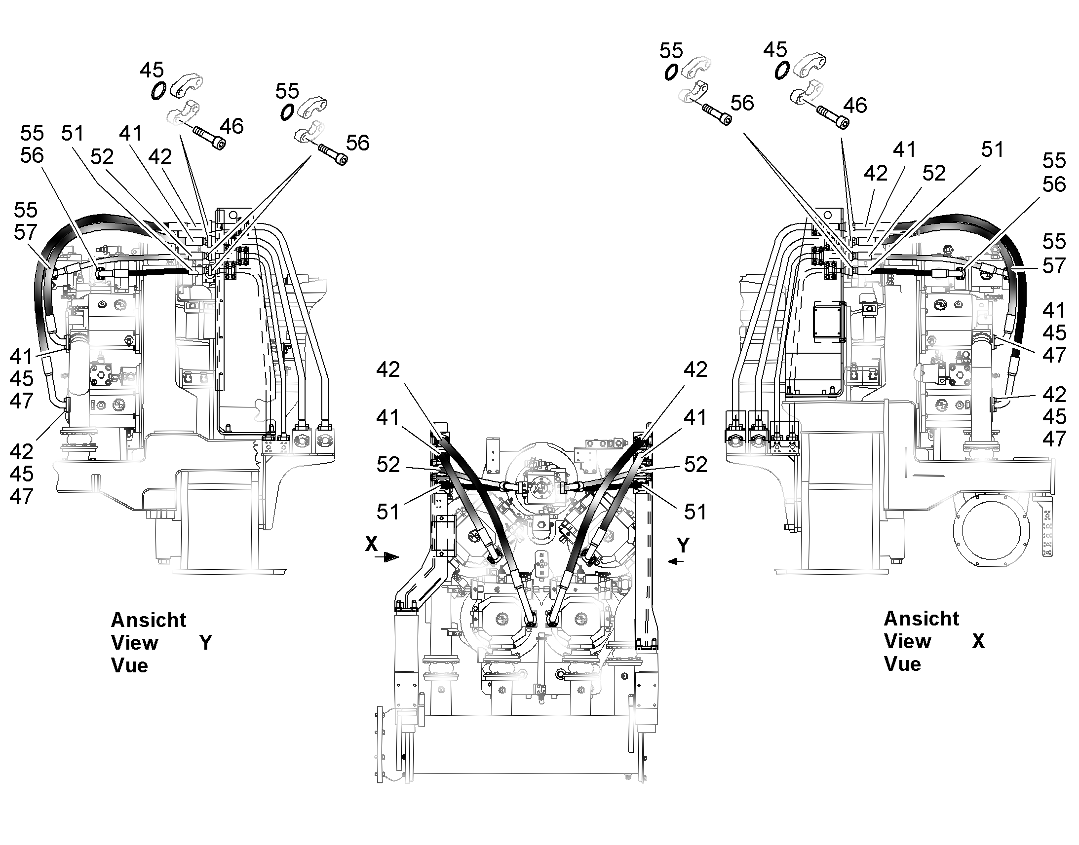 ШЛАНГ 40X2070 10220867 LIEBHERR