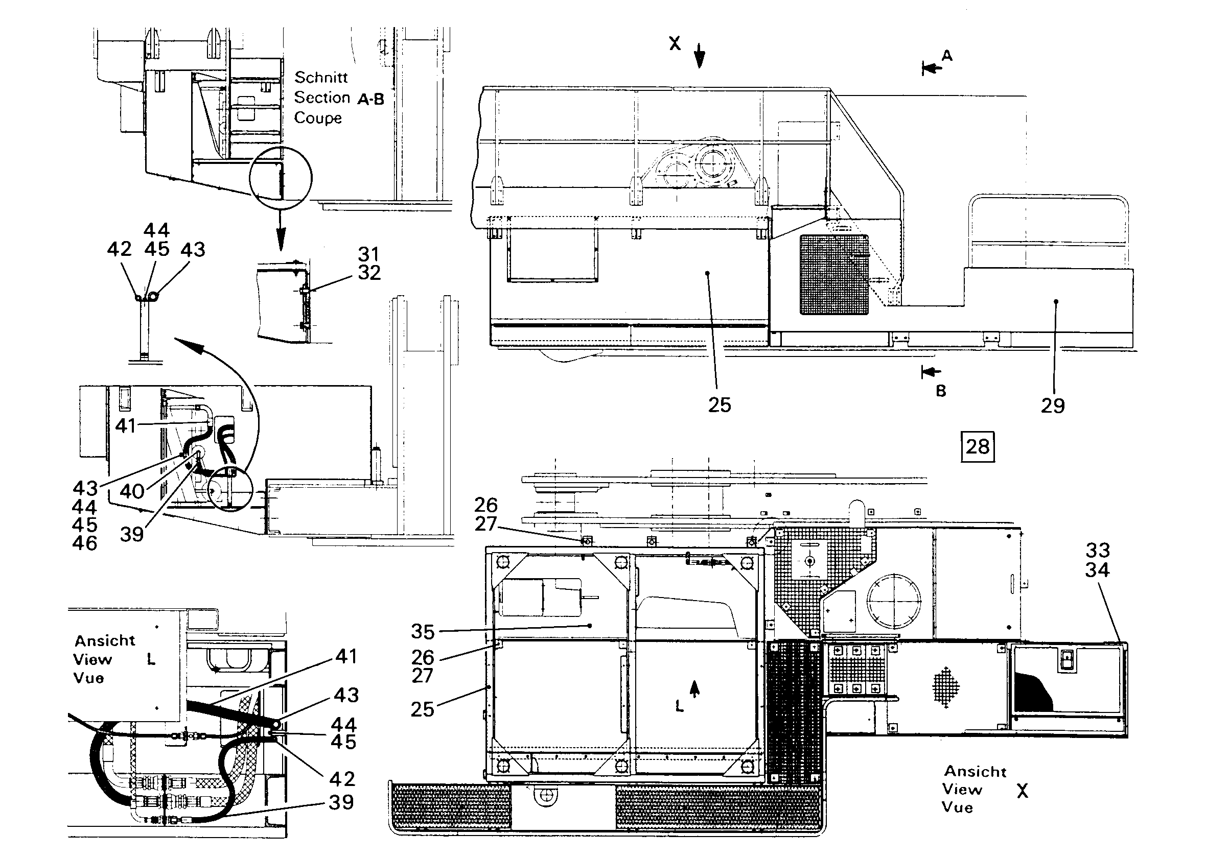 КАБ. ВОДИТ.-ВОЗВЫШЕНИЕ, КОМПЛ. 9681310 LIEBHERR