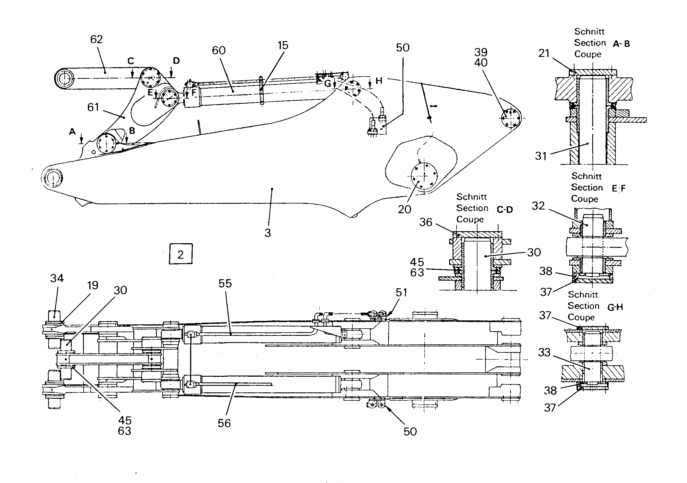 ВСТРОЕННЫЕ ДЕТАЛИ 9867809 LIEBHERR
