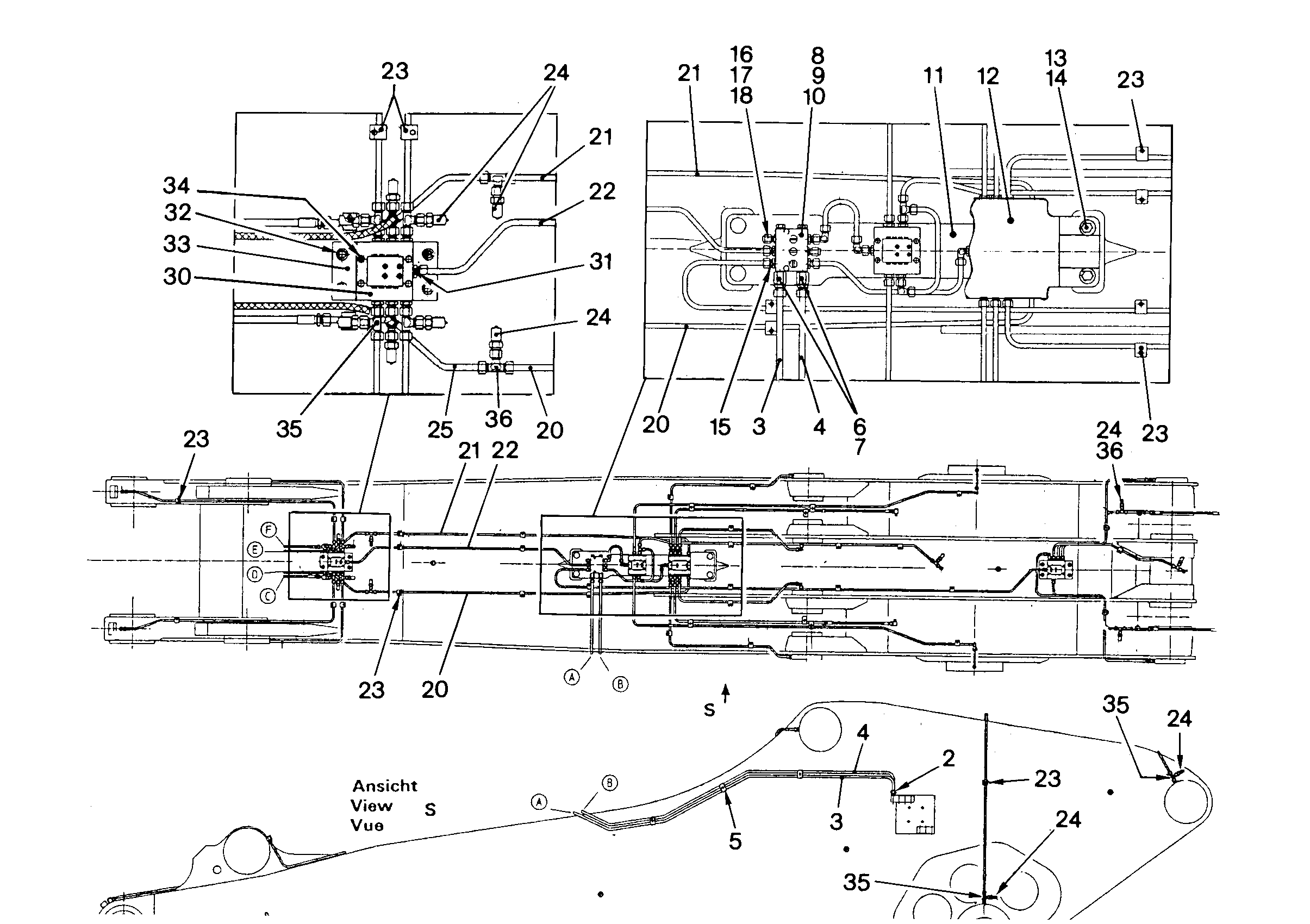 ХОМУТ ТРУБЫ (В СБОРЕ) 9329753 LIEBHERR